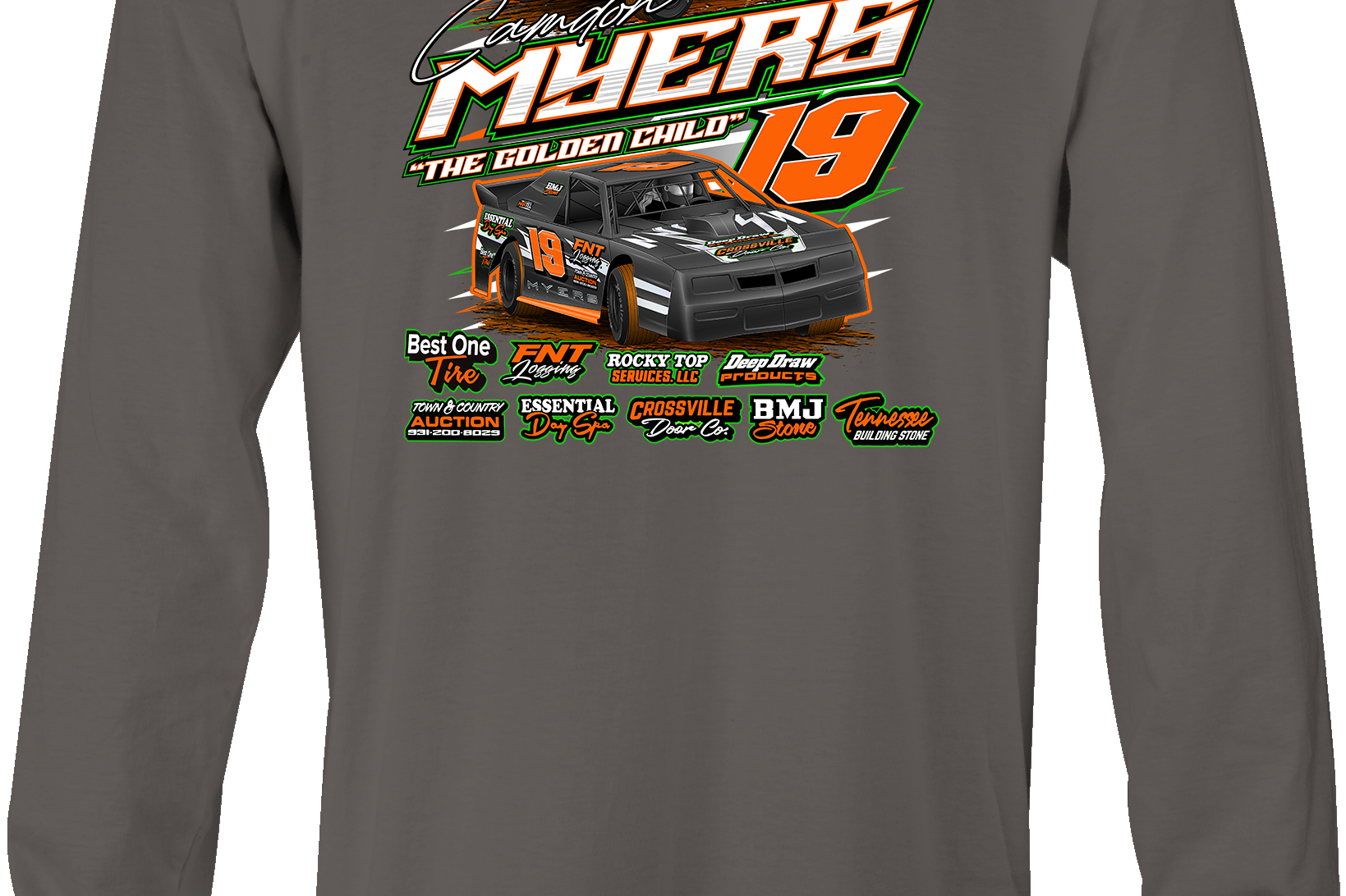 Camdon Myers Long Sleeves - Black Acid Apparel