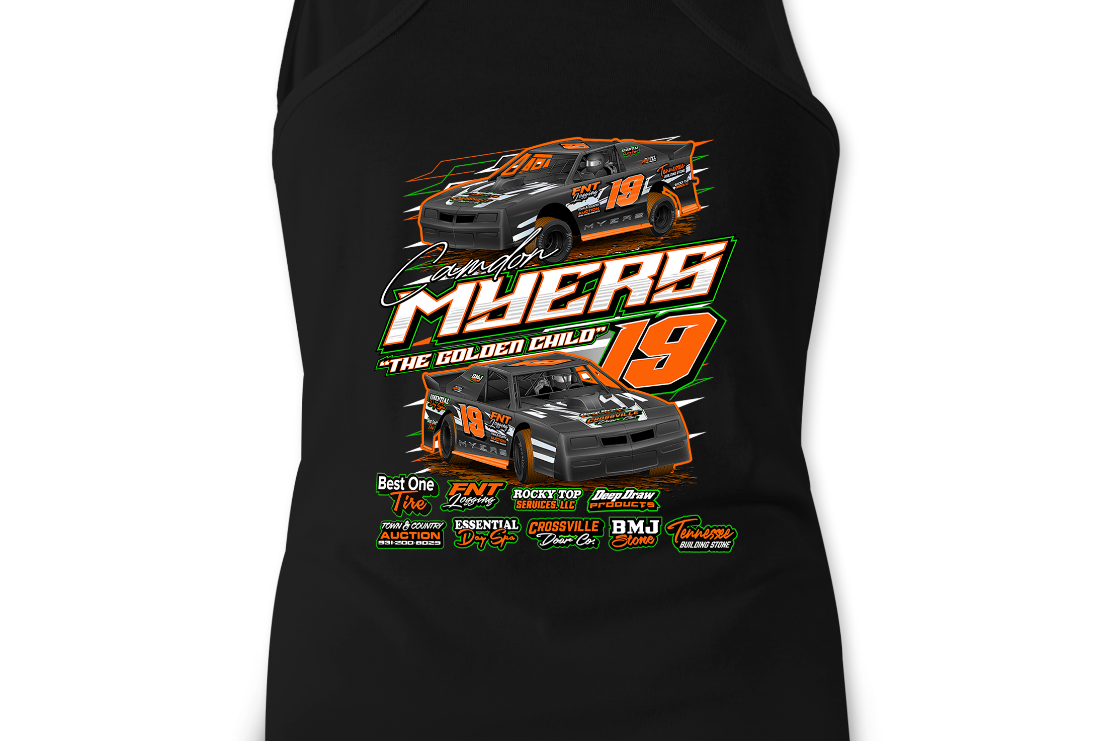 Camdon Myers Tank Tops - Black Acid Apparel