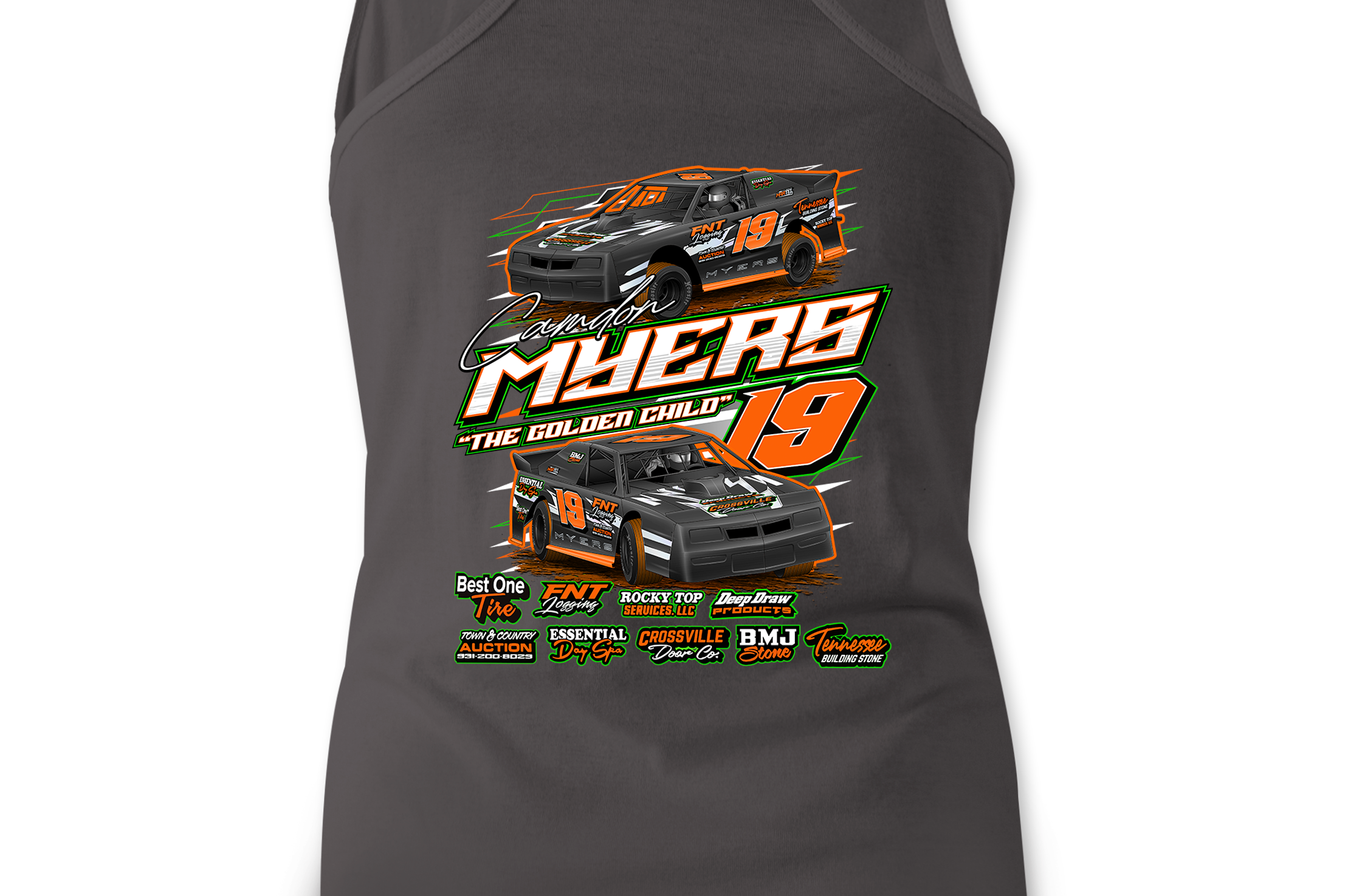 Camdon Myers Tank Tops - Black Acid Apparel