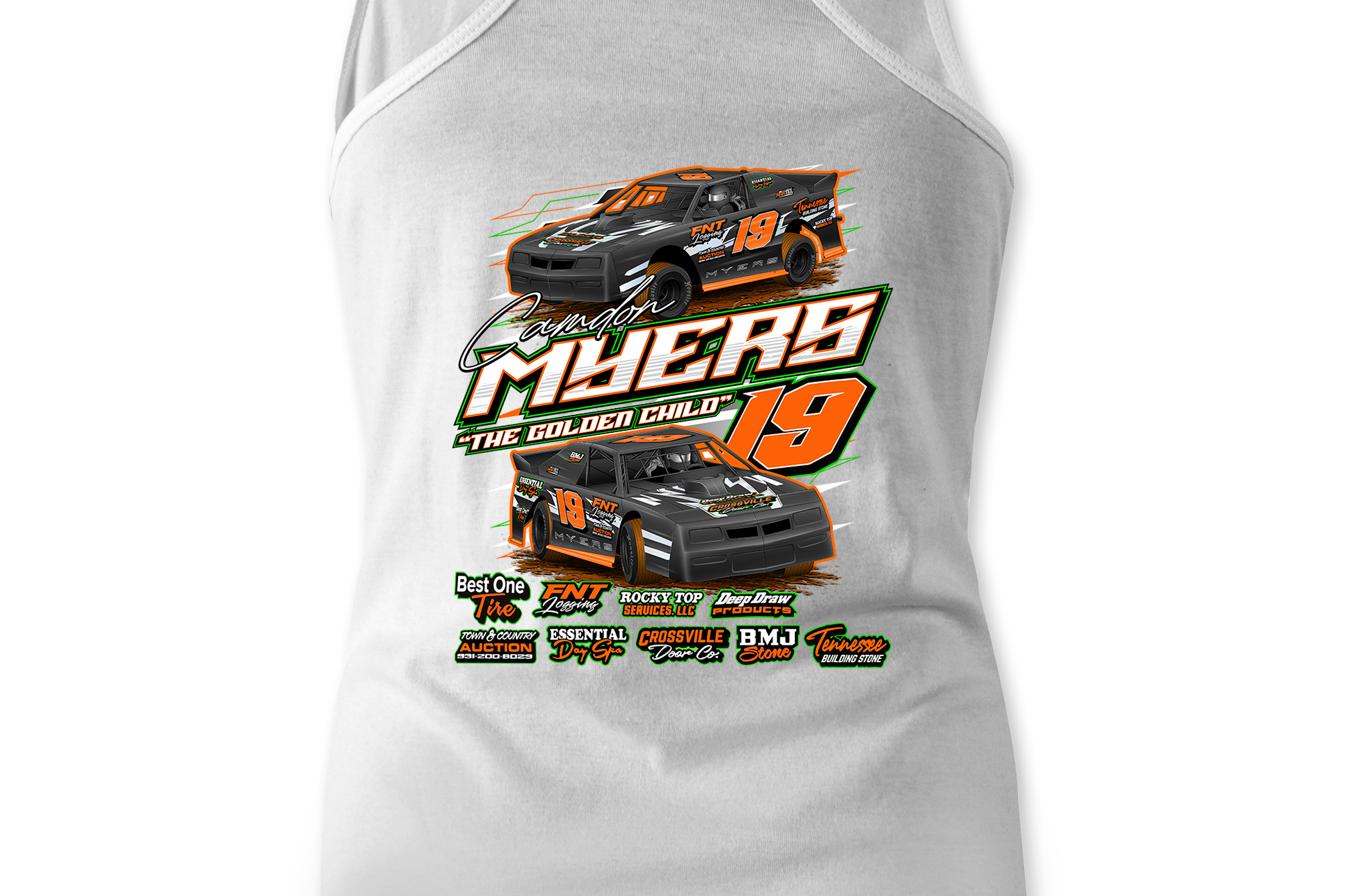 Camdon Myers Tank Tops - Black Acid Apparel