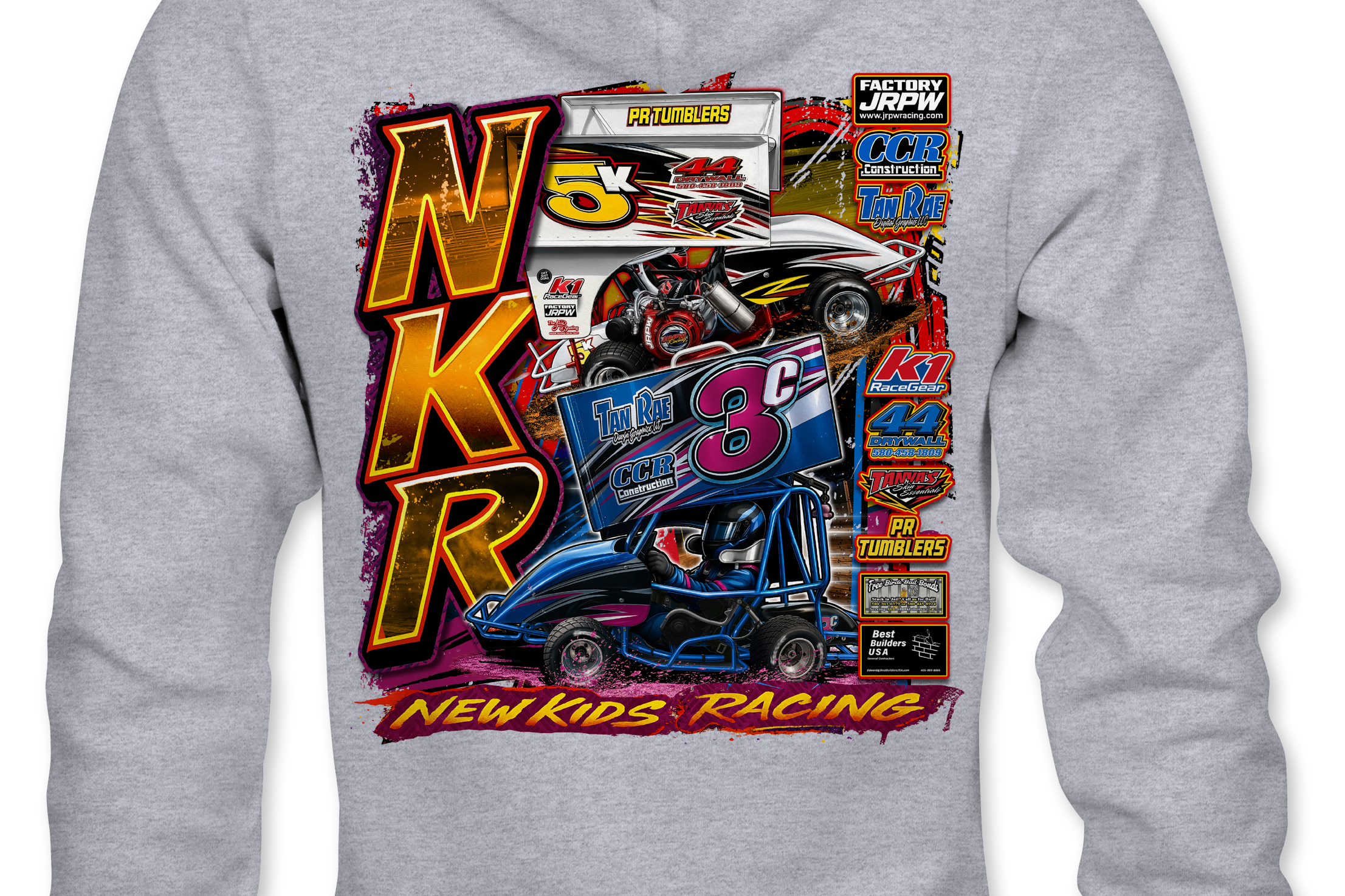 New Kids Racing 2025 Hoodies