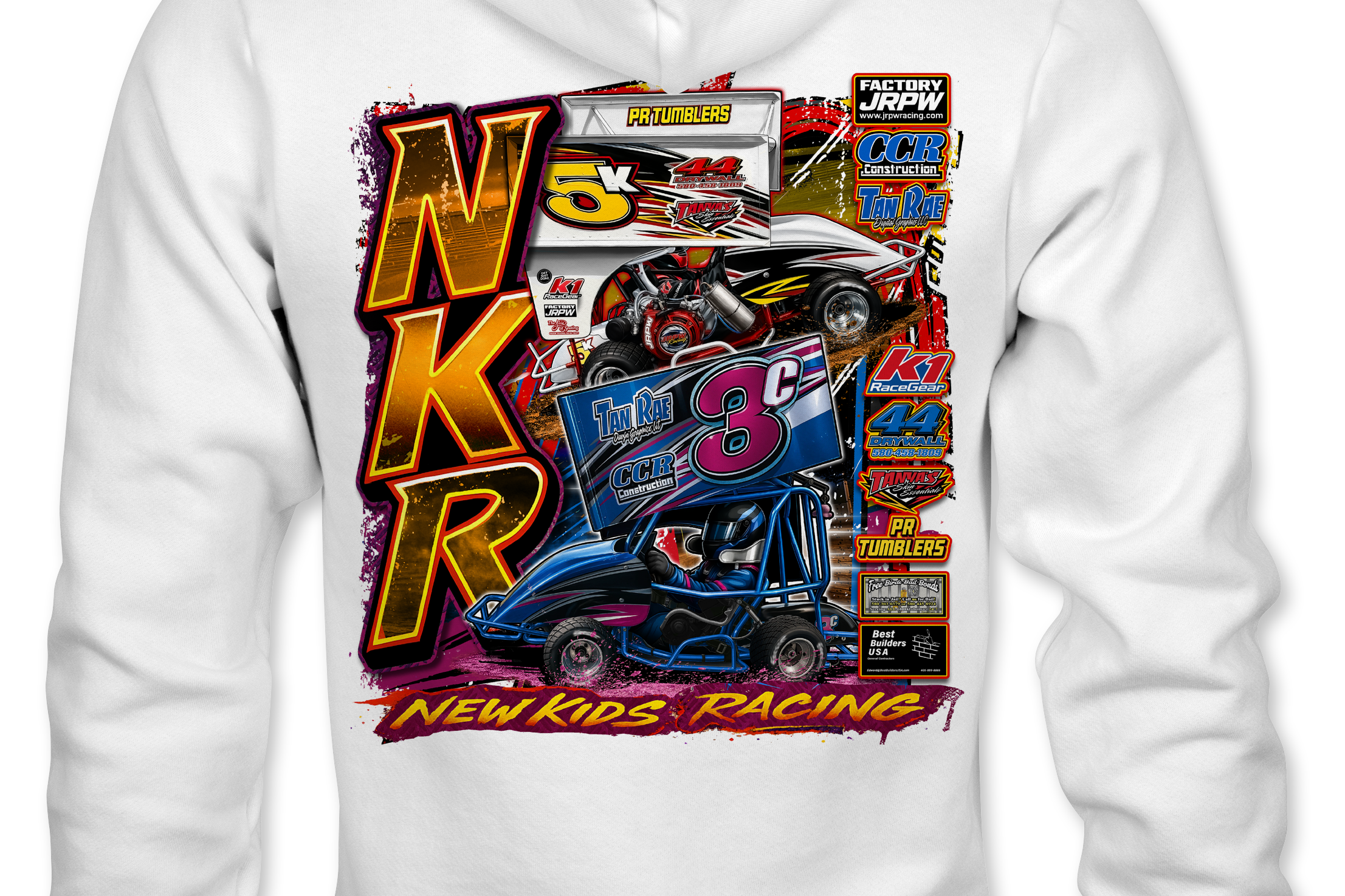 New Kids Racing 2025 Hoodies