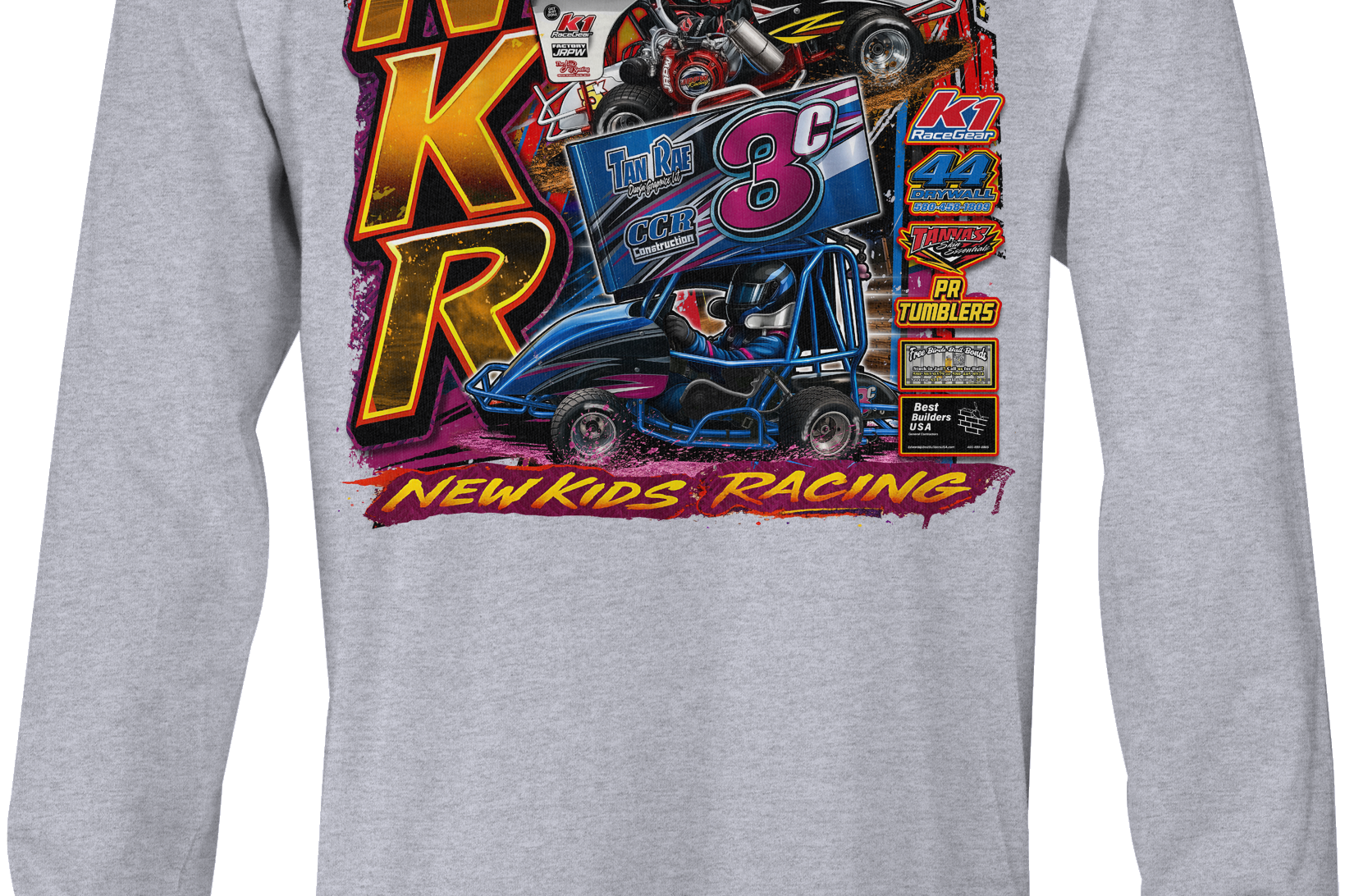 New Kids Racing 2025 Long Sleeves