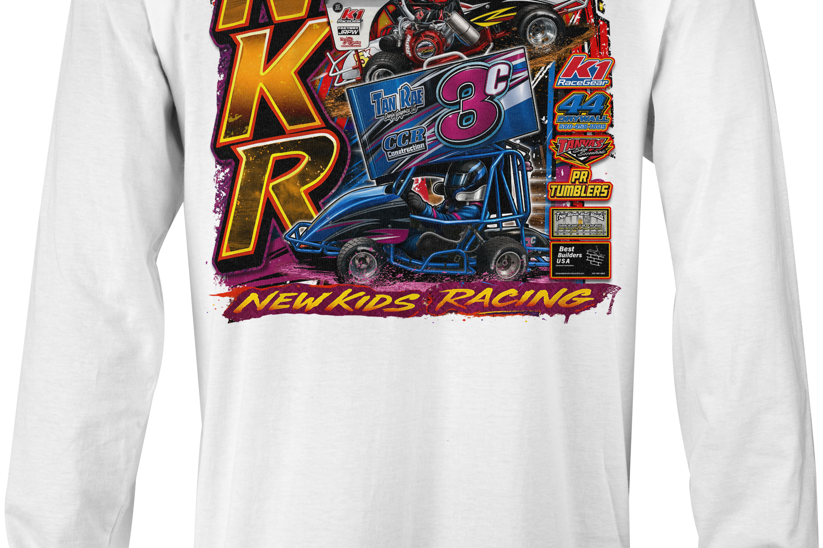 New Kids Racing 2025 Long Sleeves