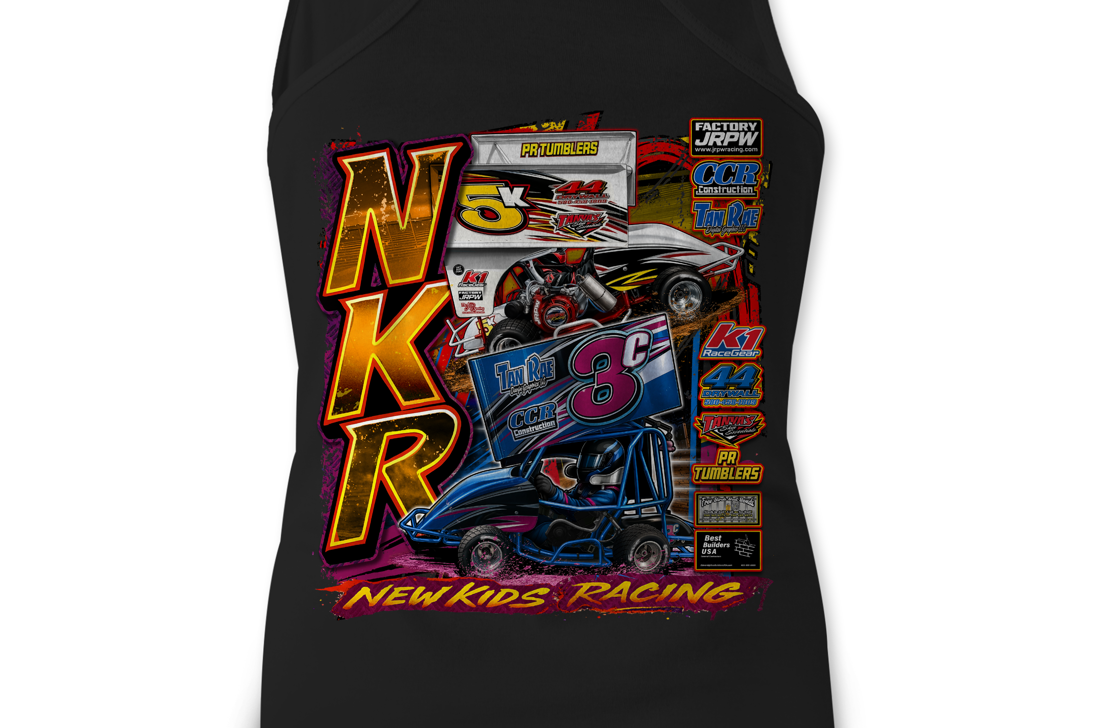 New Kids Racing 2025 Tank Tops