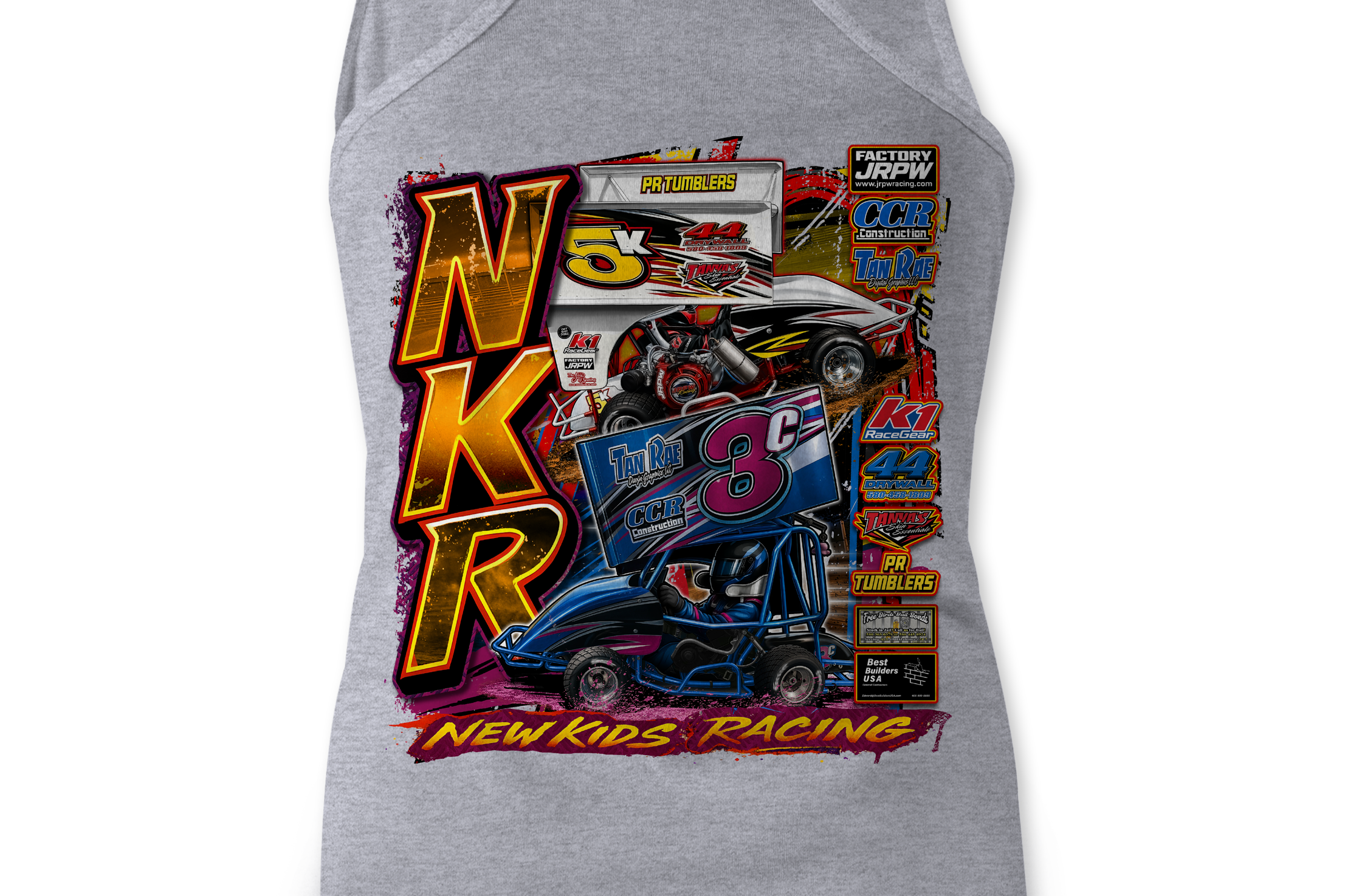 New Kids Racing 2025 Tank Tops