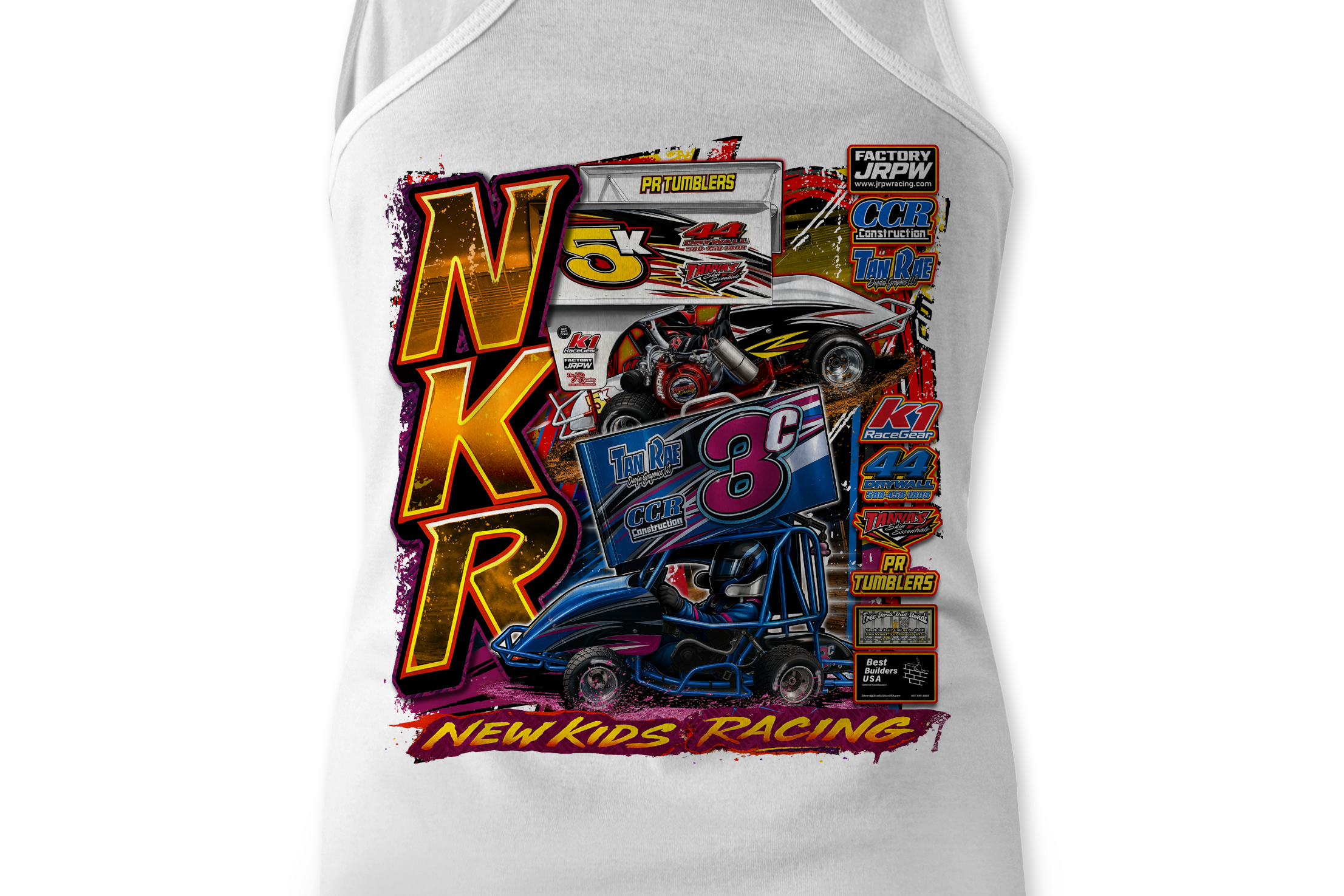 New Kids Racing 2025 Tank Tops