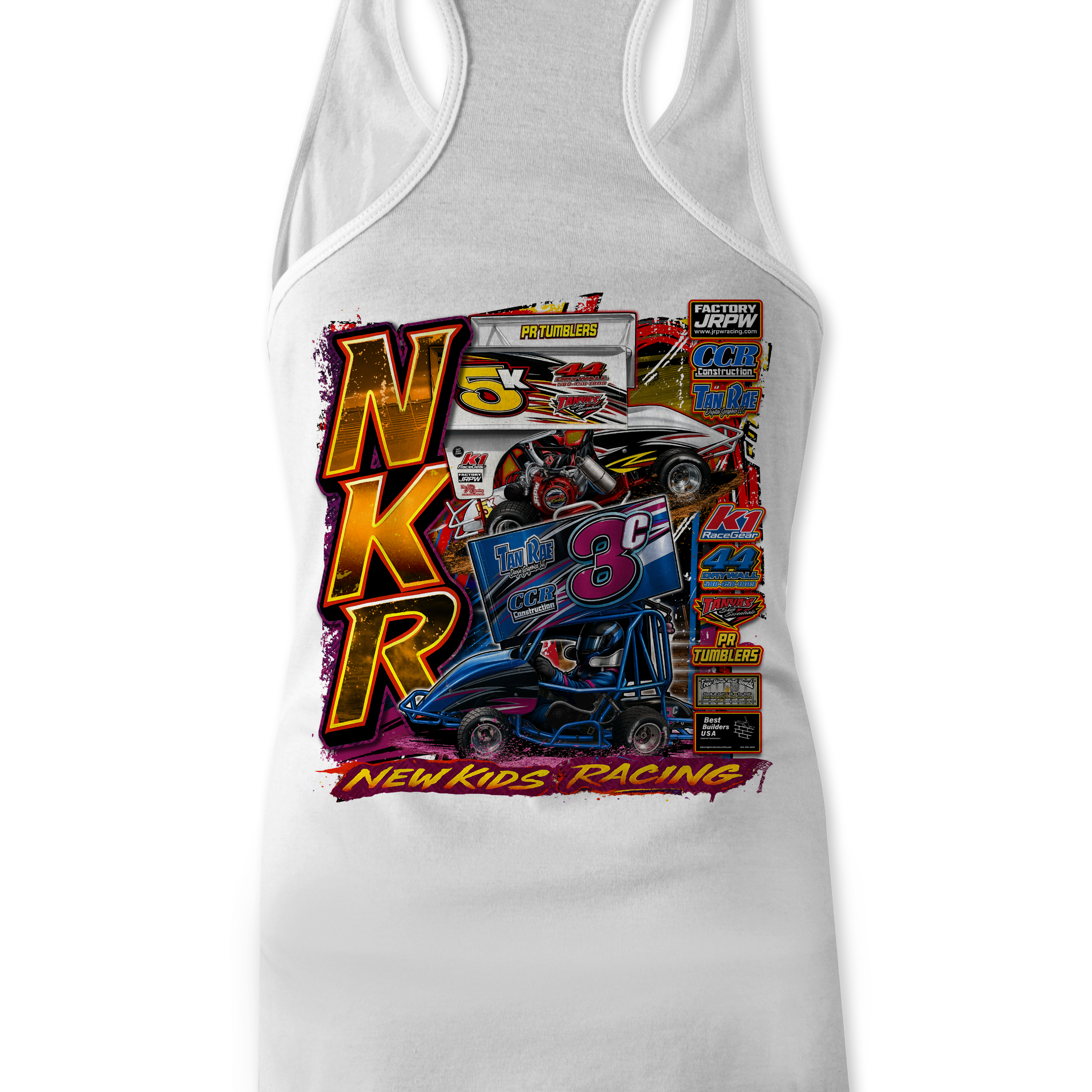 New Kids Racing 2025 Tank Tops