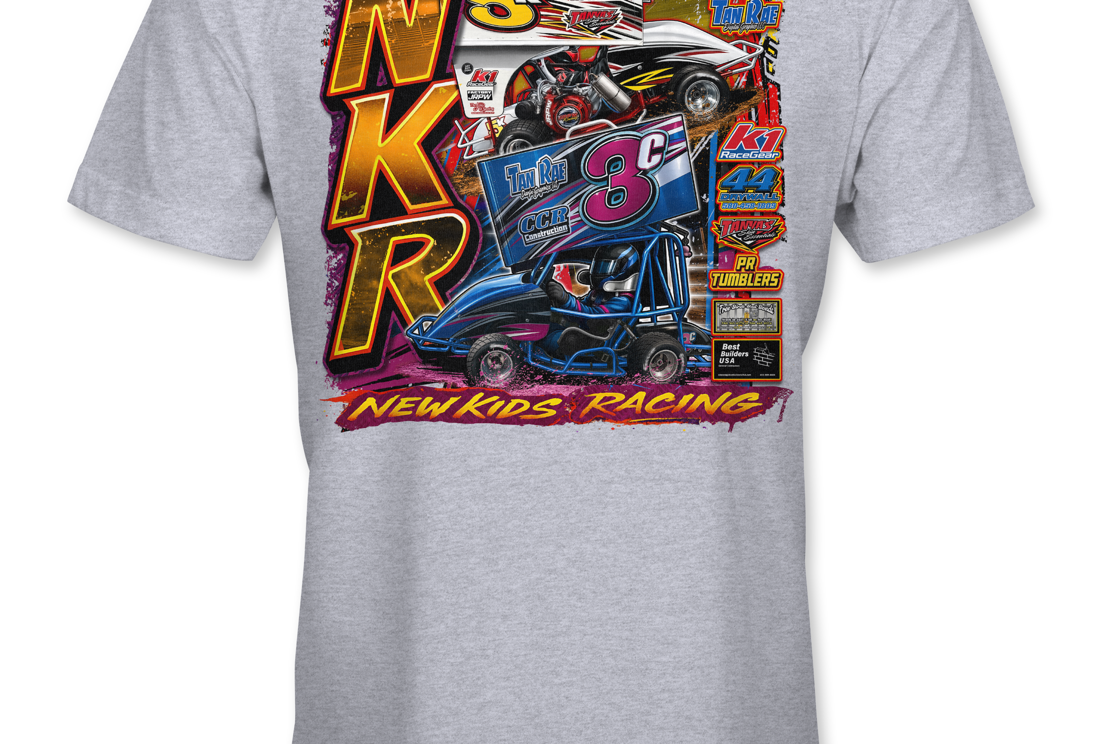 New Kids Racing 2025 T-Shirts