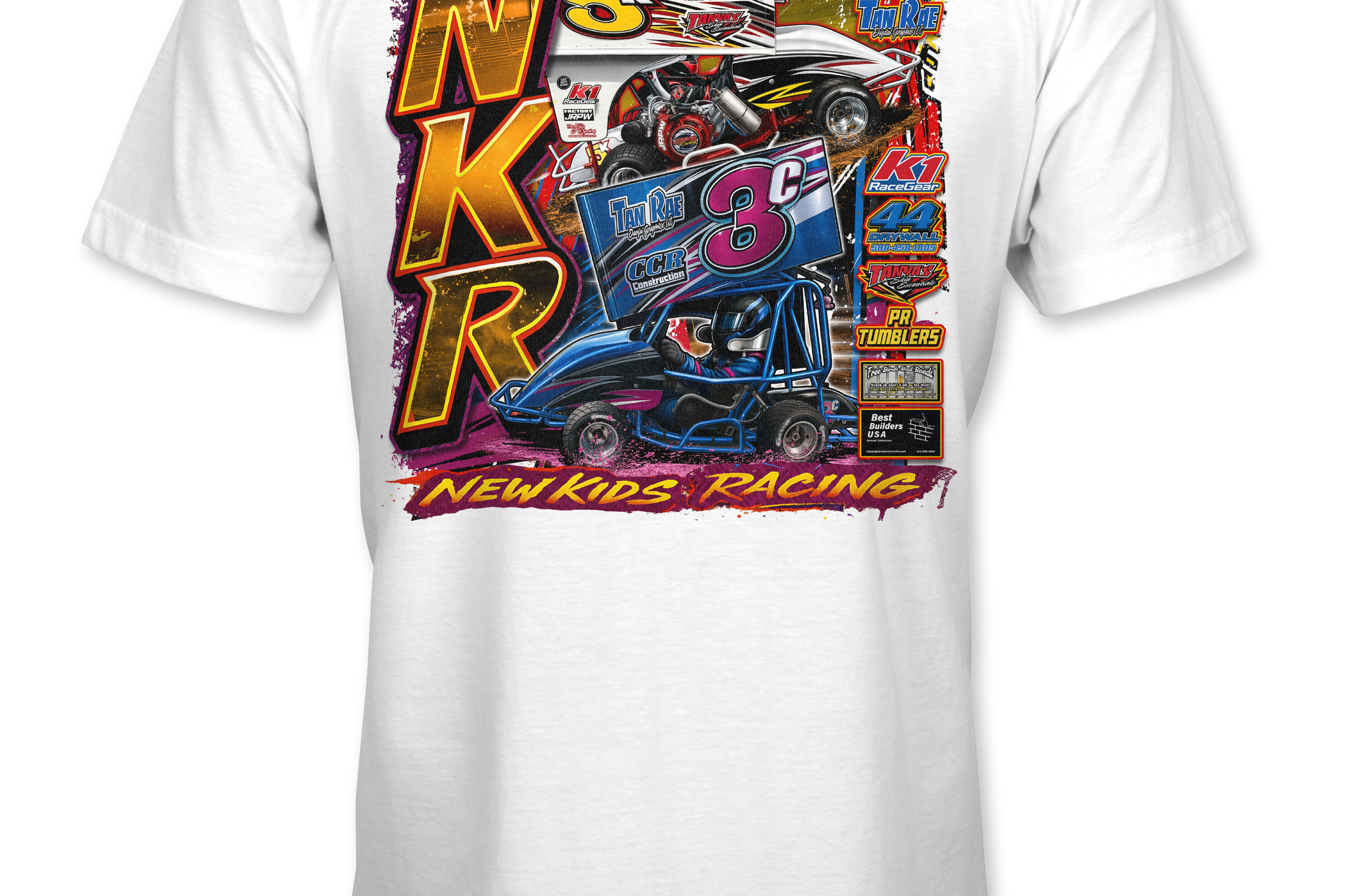 New Kids Racing 2025 T-Shirts