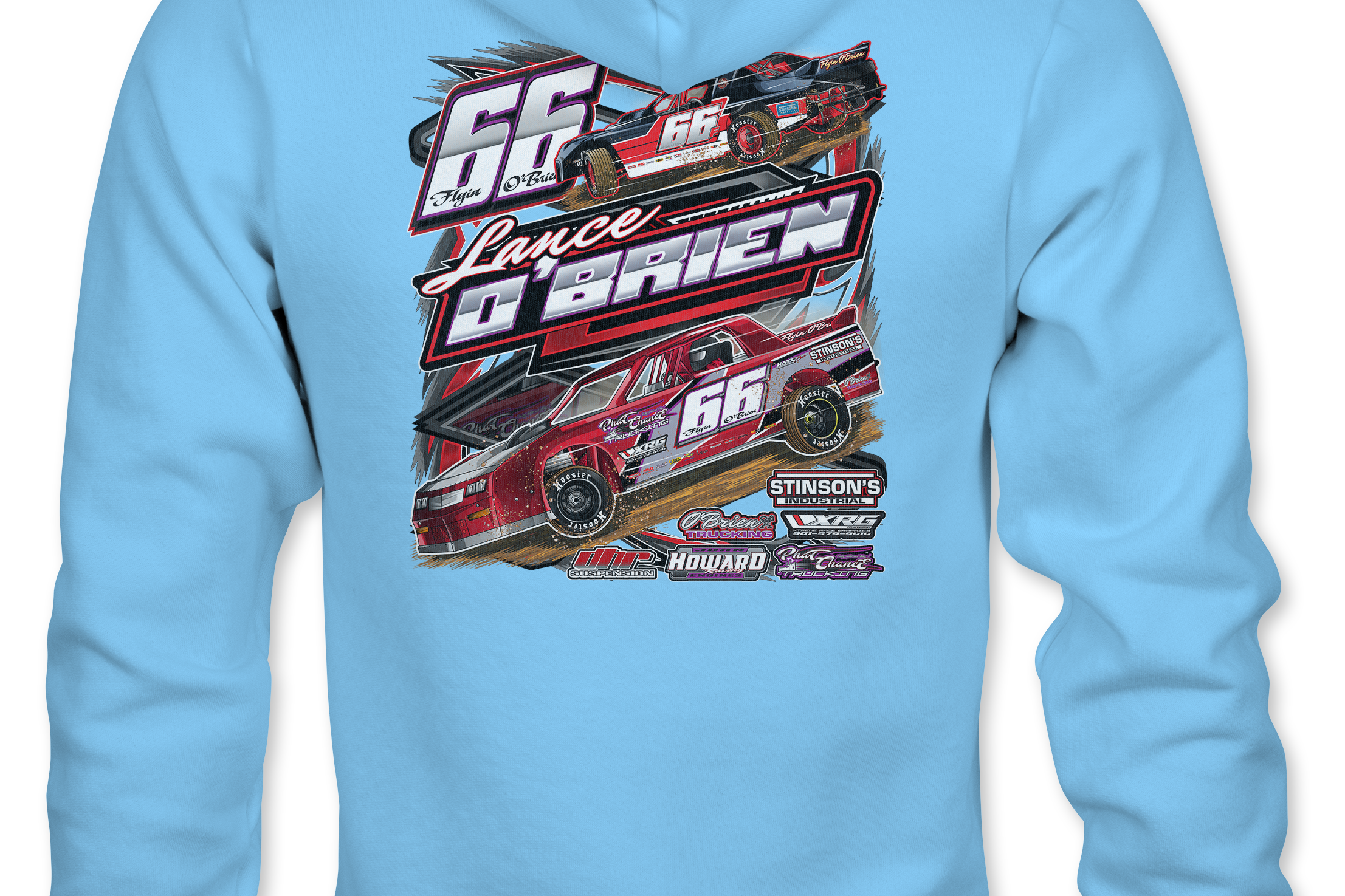 Lance O'Brien Hoodies Black Acid Apparel