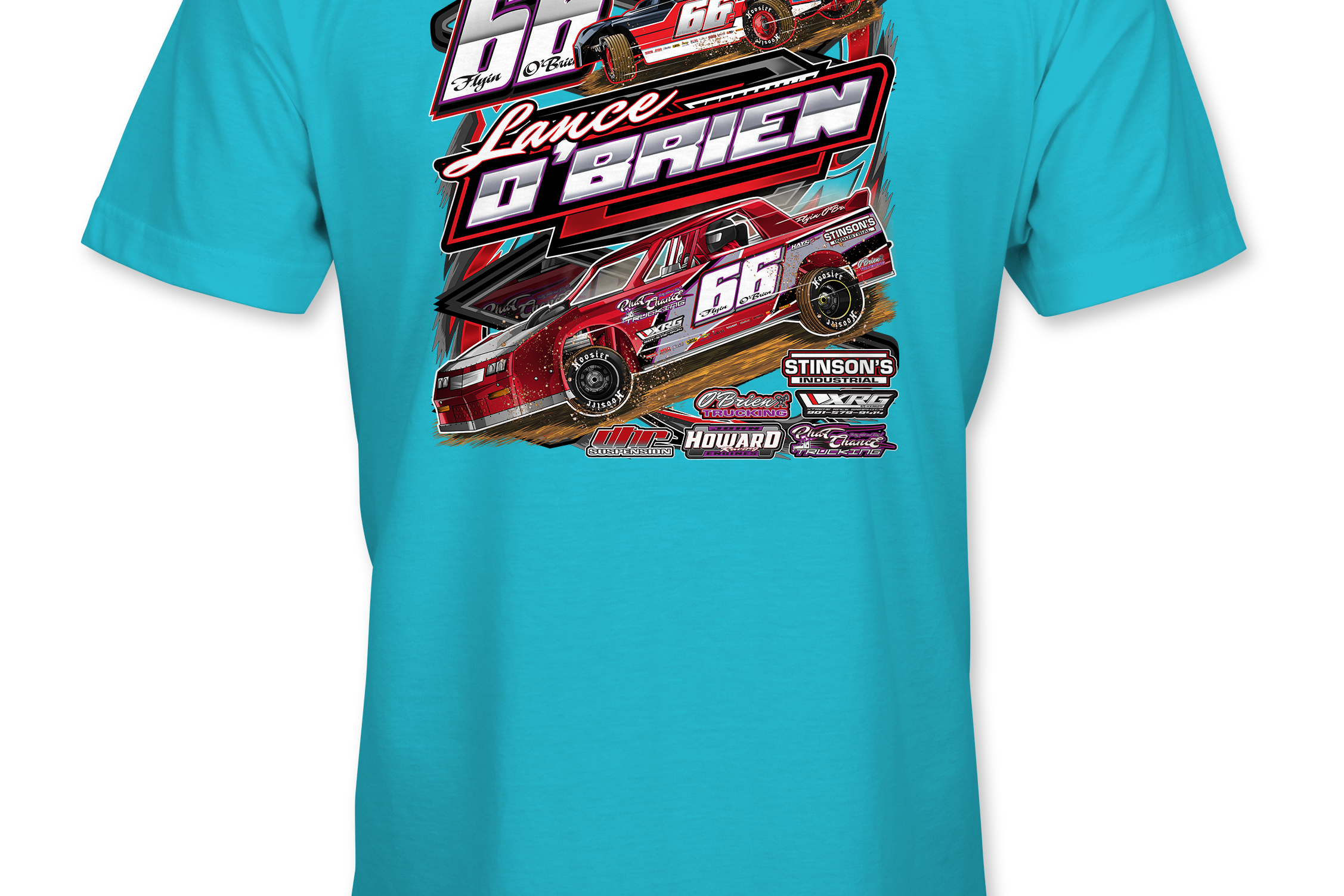 Lance O'Brien T-Shirts Black Acid Apparel