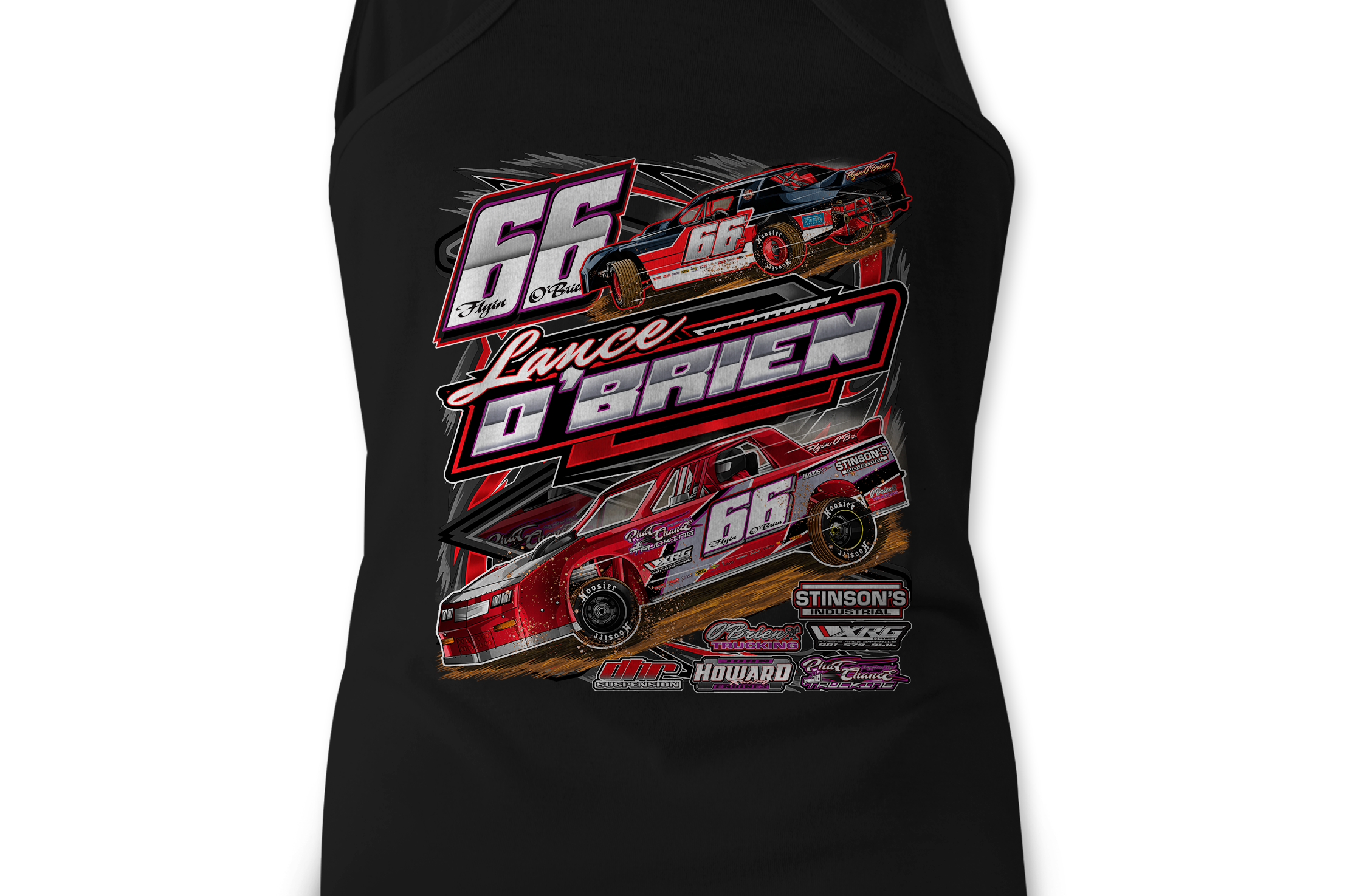 Lance O'Brien Tank Tops Black Acid Apparel