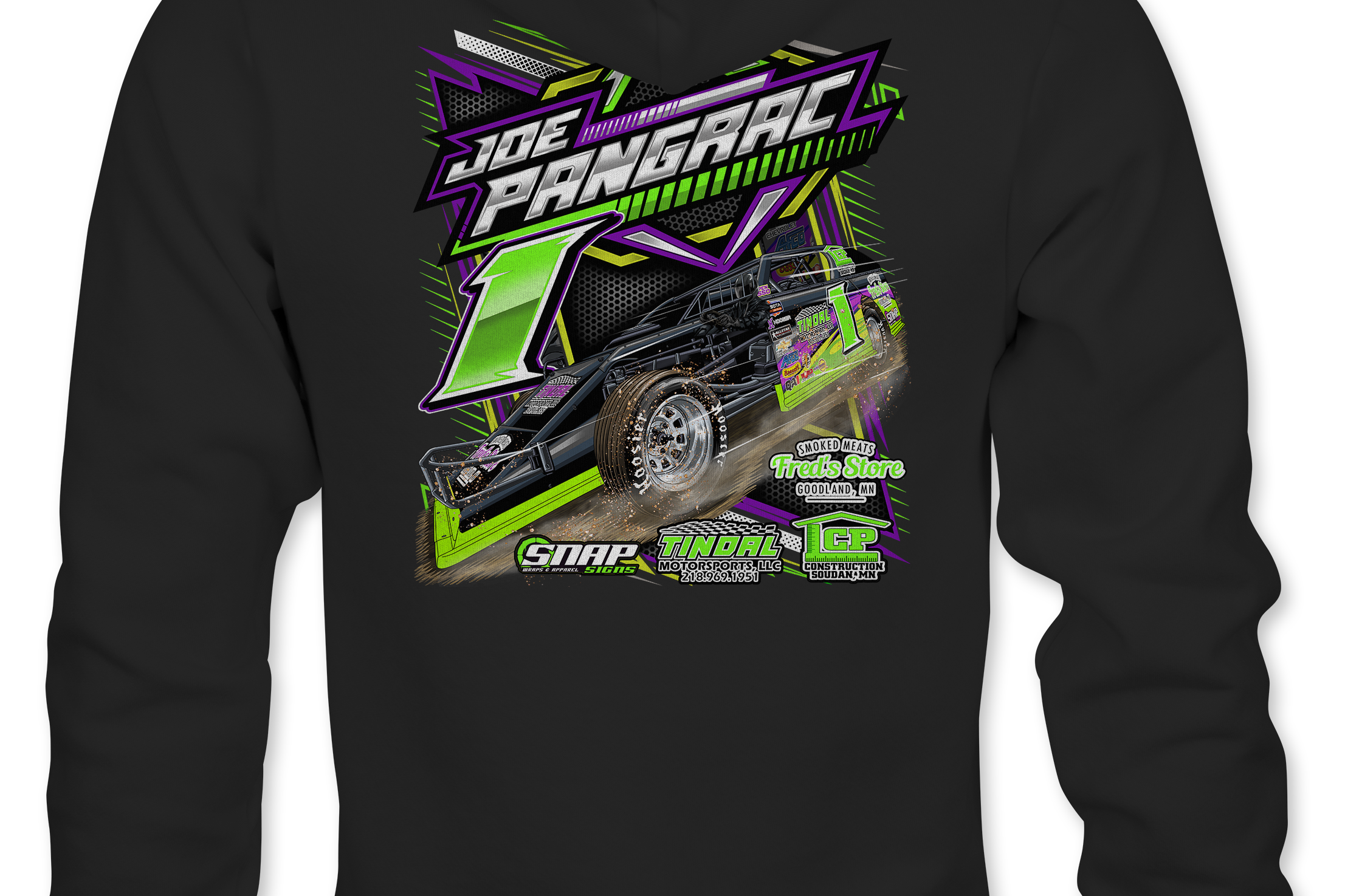 Joe Pangrac Hoodies Black Acid Apparel