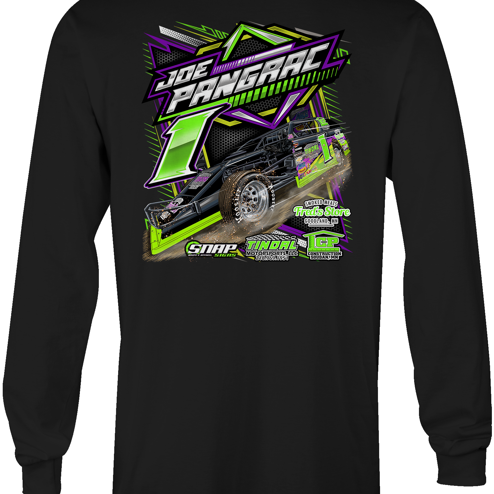 Joe Pangrac Long Sleeves Black Acid Apparel