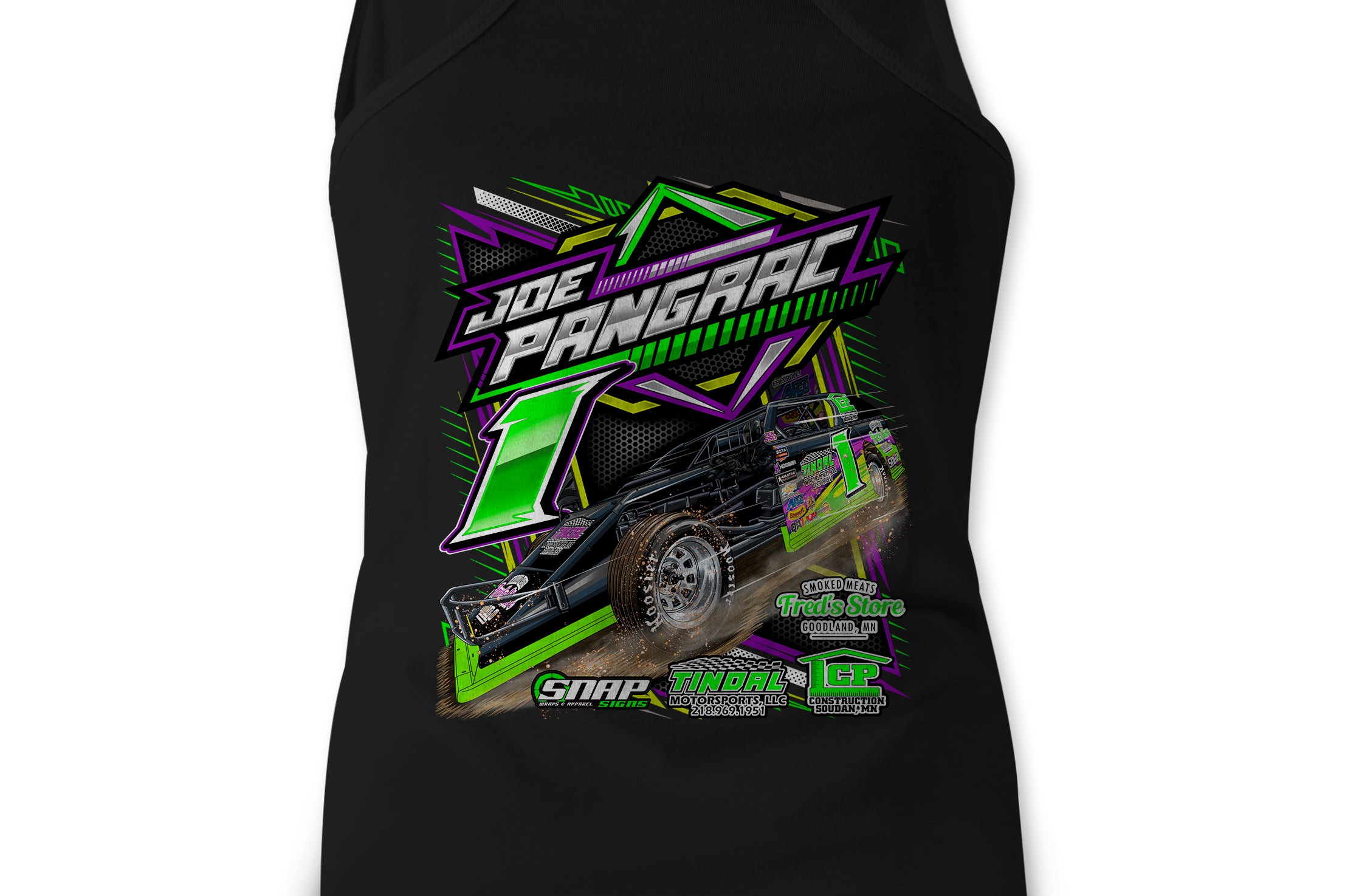 Joe Pangrac Tank Tops Black Acid Apparel