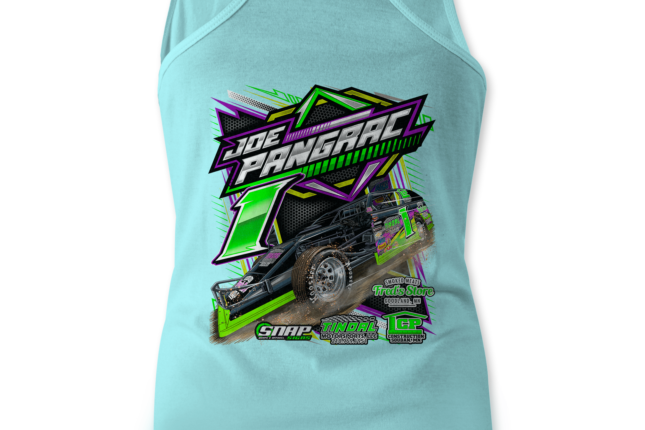Joe Pangrac Tank Tops Black Acid Apparel