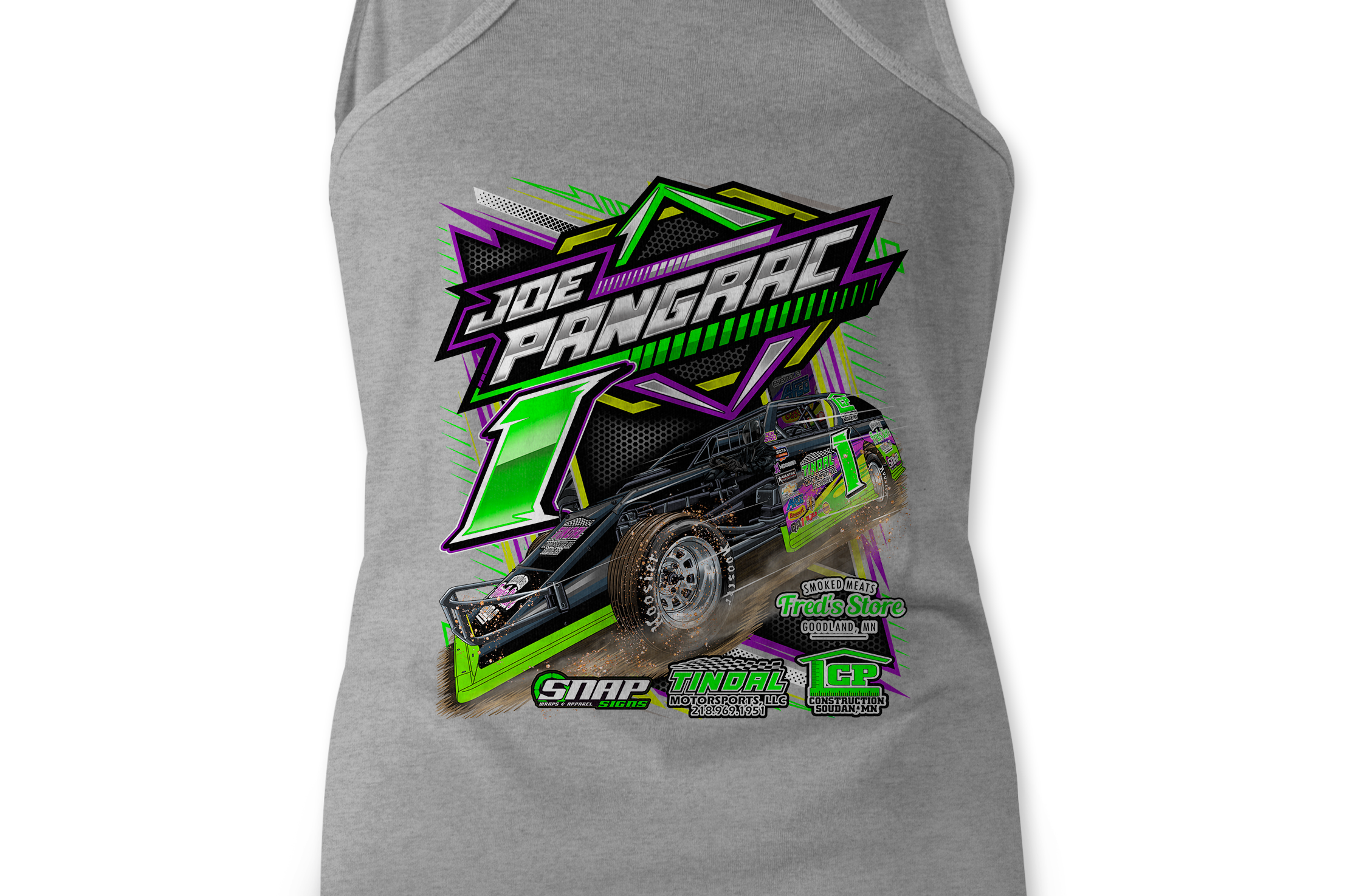 Joe Pangrac Tank Tops Black Acid Apparel