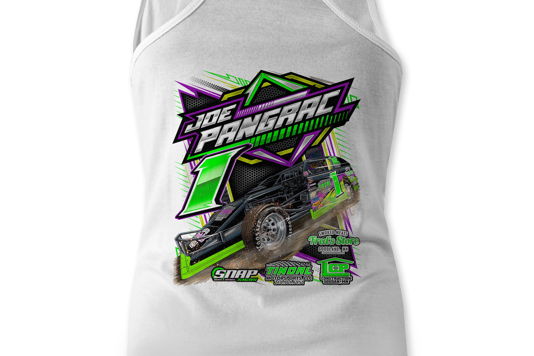 Joe Pangrac Tank Tops Black Acid Apparel
