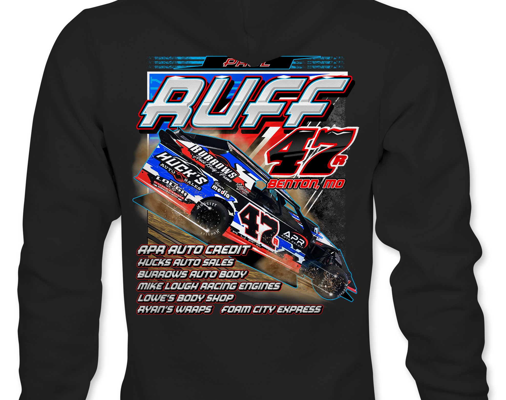 Pual Ruff Paul Ruff 2026 Hoodies – Black Acid Apparel