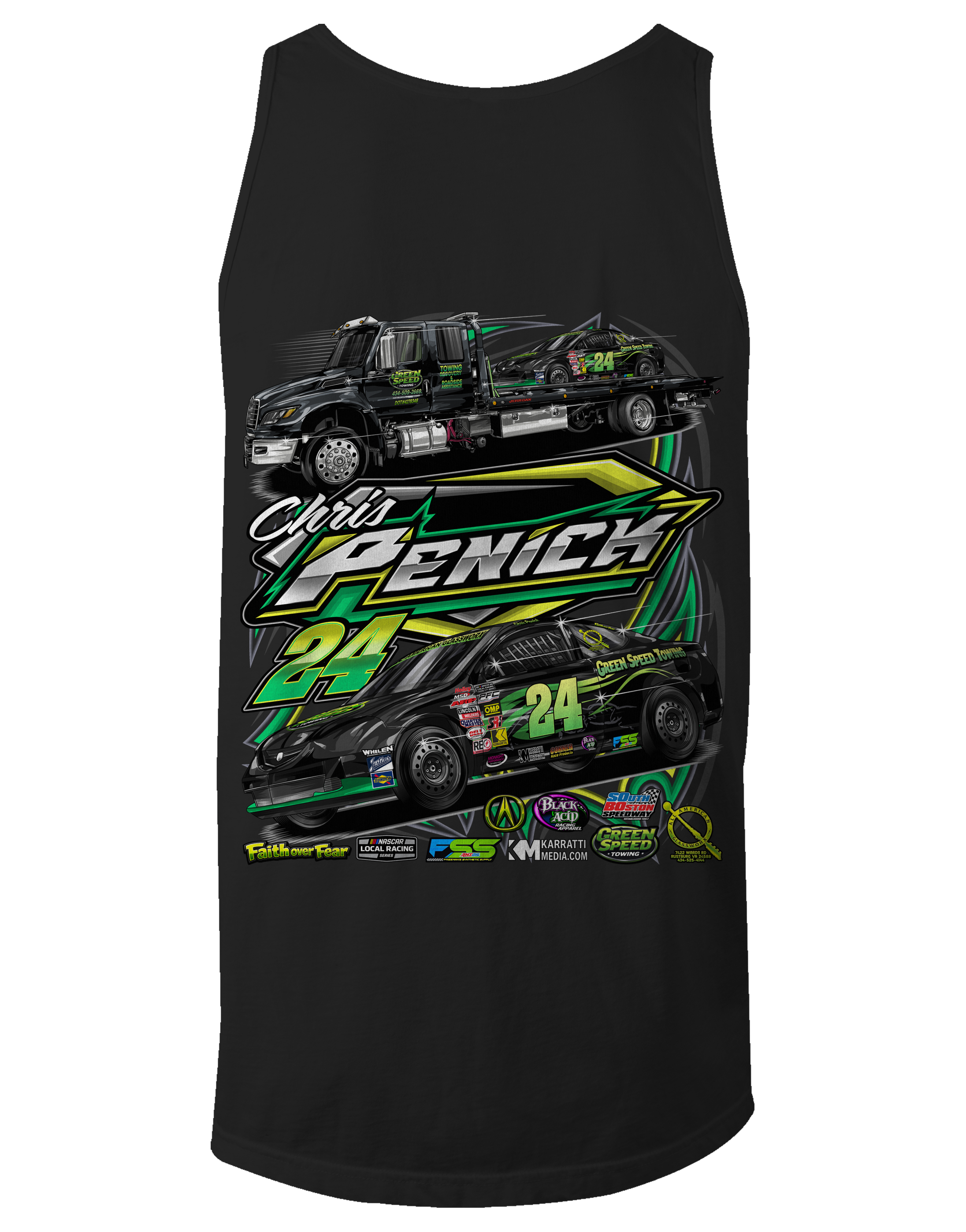 Chris Penick 2026 Men’s Tank Tops – Black Acid Apparel