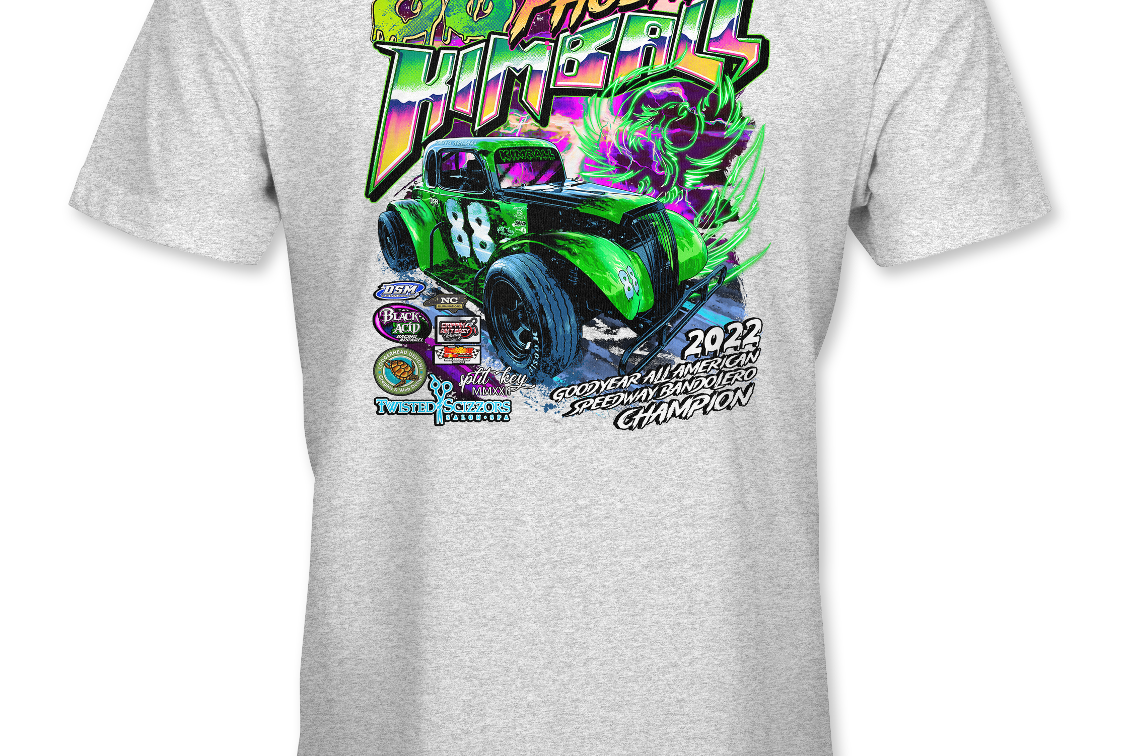 Phoenyx Kimball 2023 T-Shirts - Black Acid Apparel