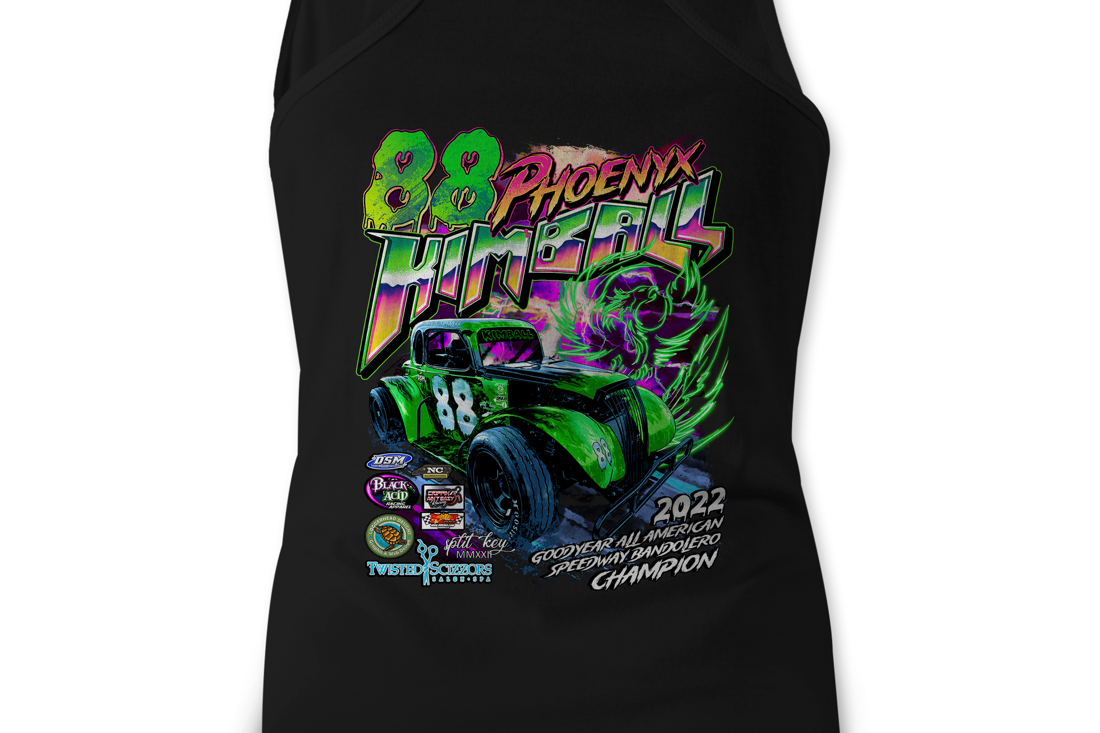 Phoenyx Kimball 2023 Tank Tops - Black Acid Apparel