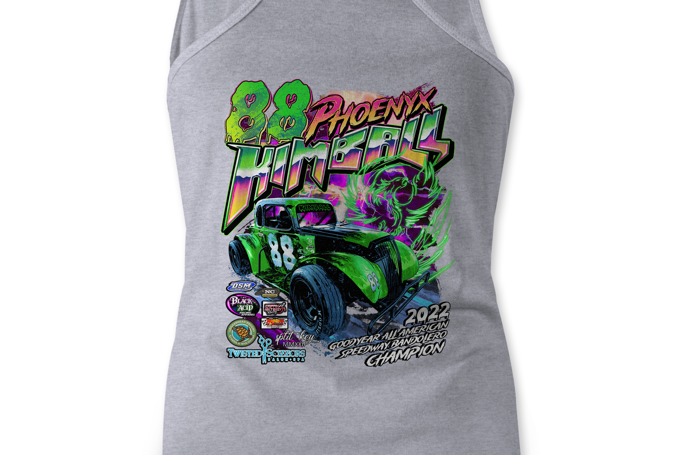 Phoenyx Kimball 2023 Tank Tops - Black Acid Apparel