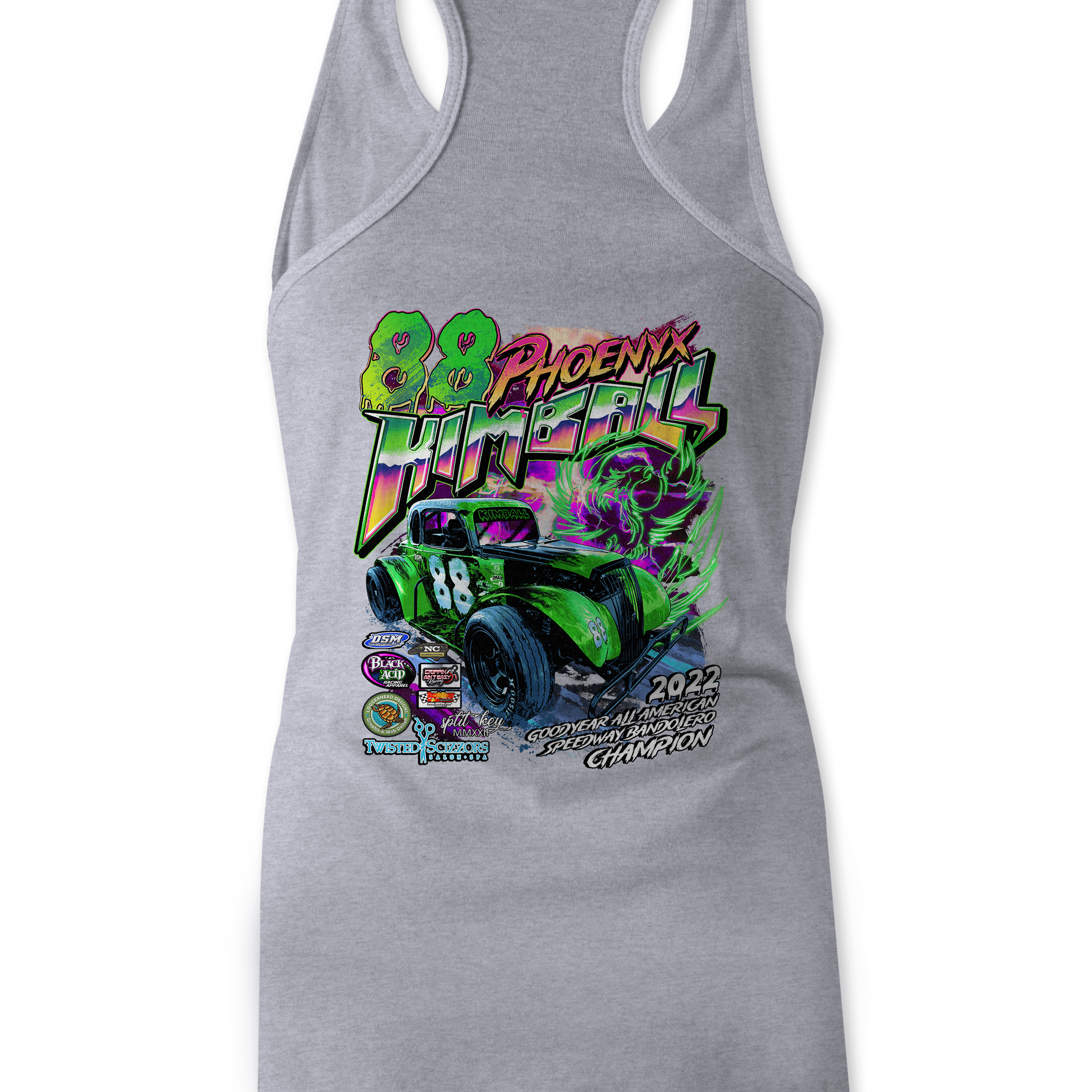 Phoenyx Kimball 2023 Tank Tops - Black Acid Apparel