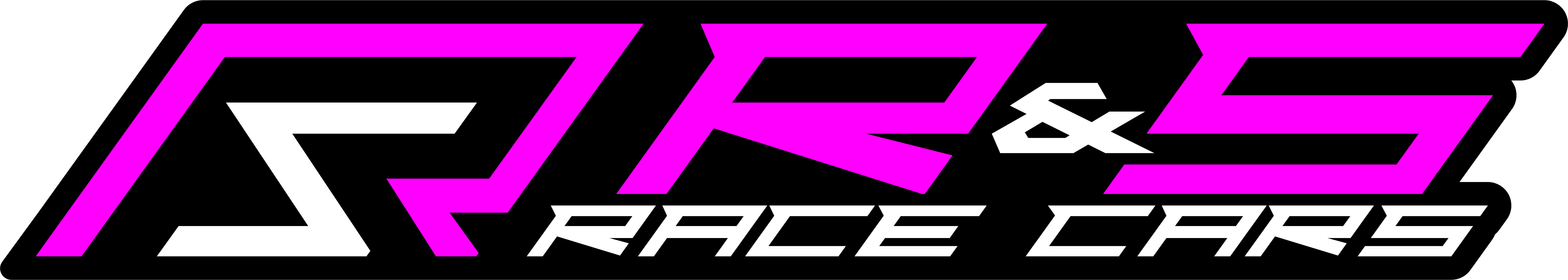 R & S Race Cars Decal Black Acid Apparel