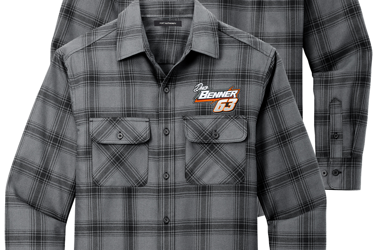 Custom Embroidered Racing Flannel