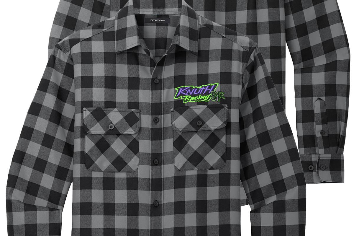 Custom Embroidered Racing Flannel
