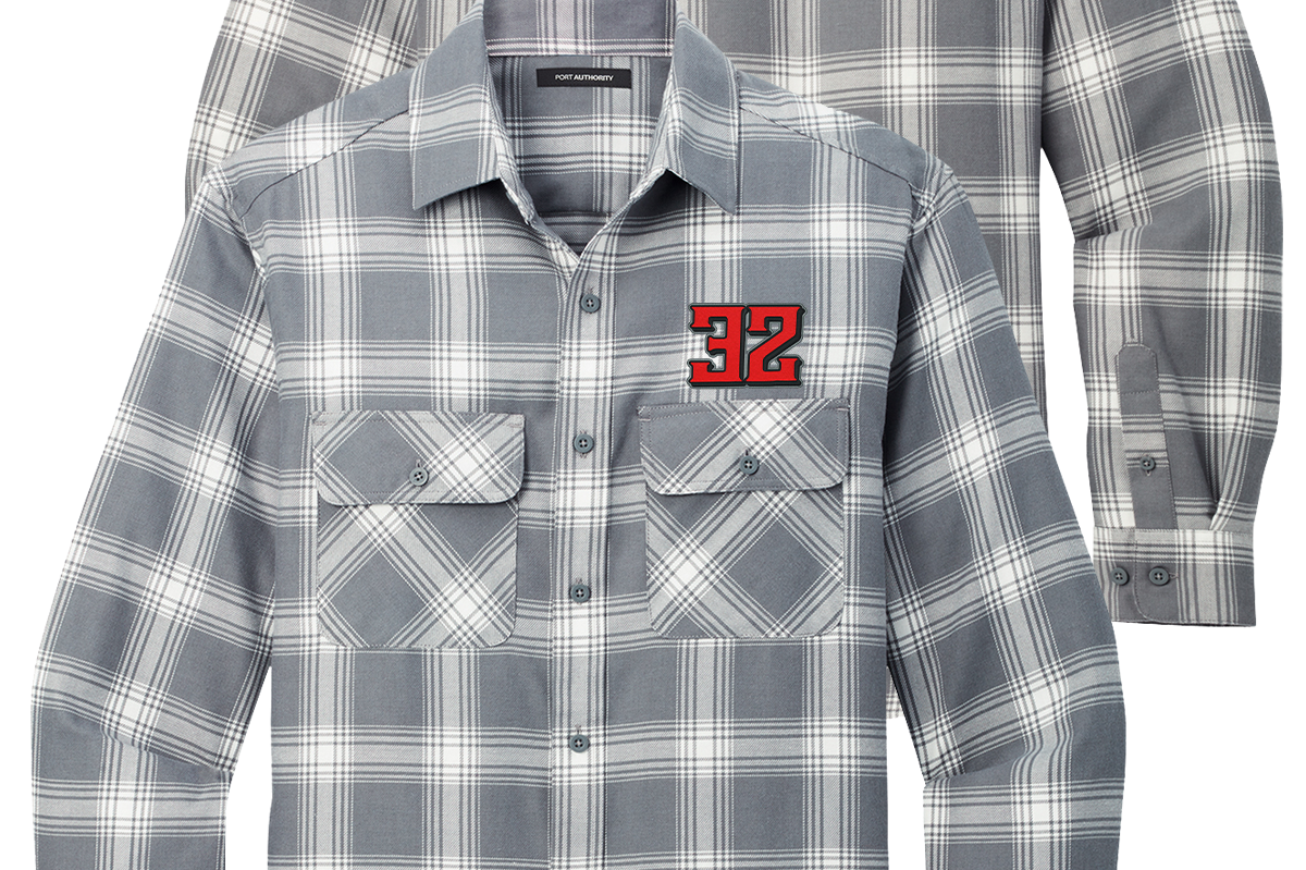 Custom Embroidered Racing Flannel