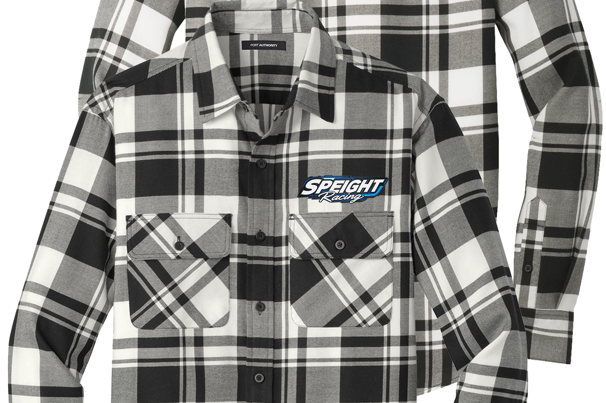 Custom Embroidered Racing Flannel
