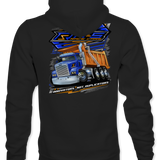 R & S Dump Truck Hoodies Black Acid Apparel