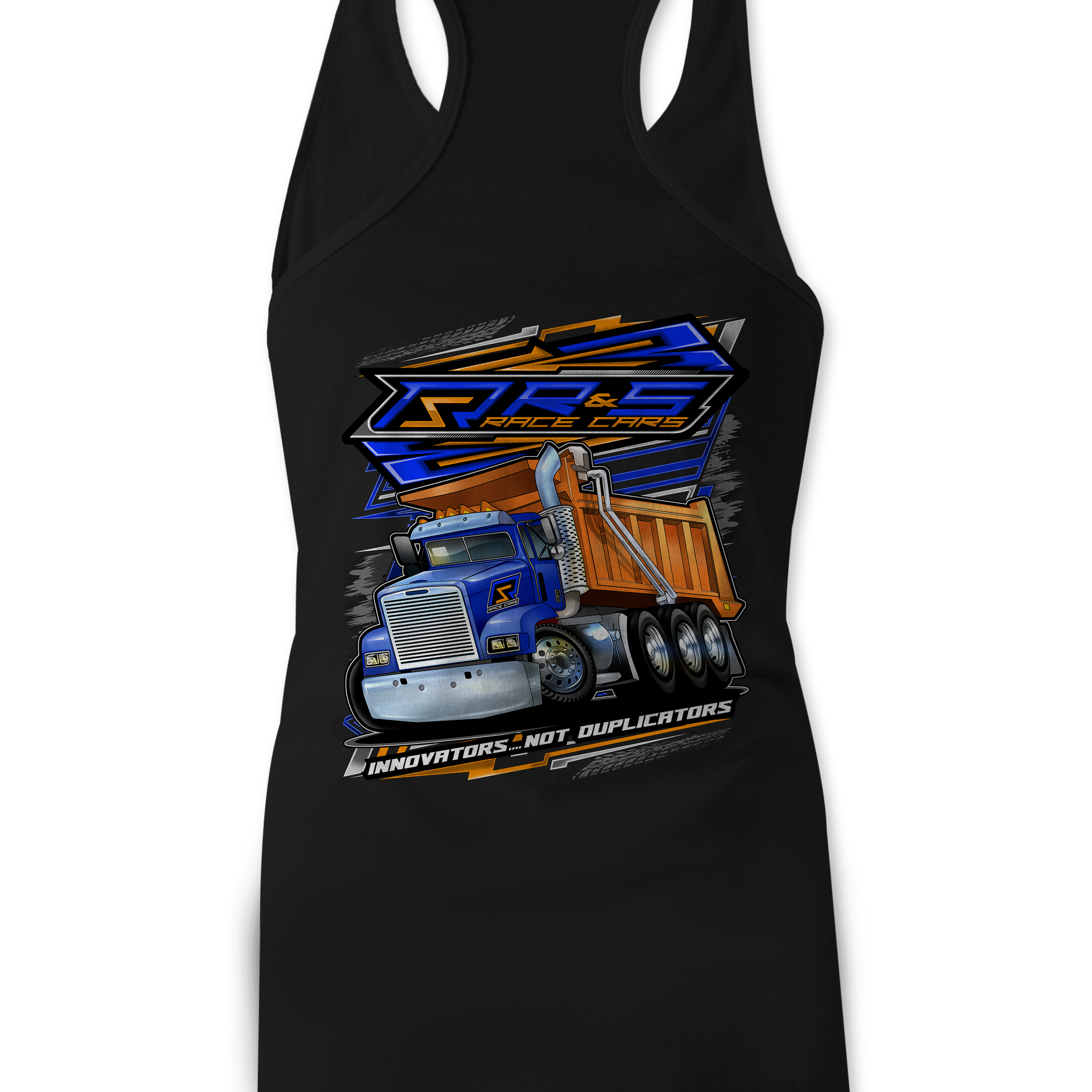 R & S Dump Truck Tank Tops Black Acid Apparel