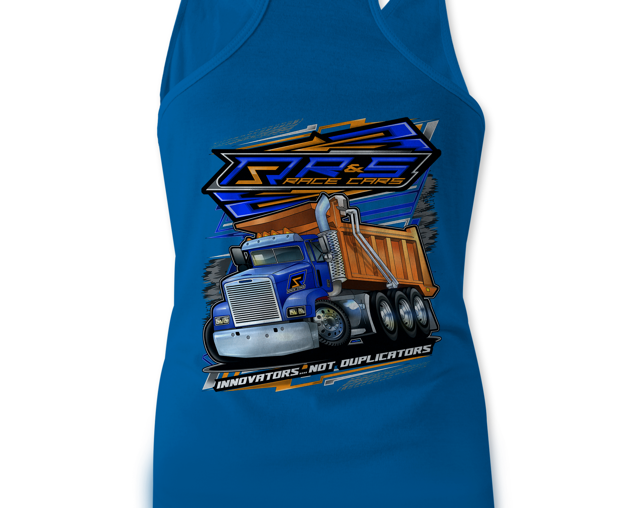 R & S Dump Truck Tank Tops Black Acid Apparel