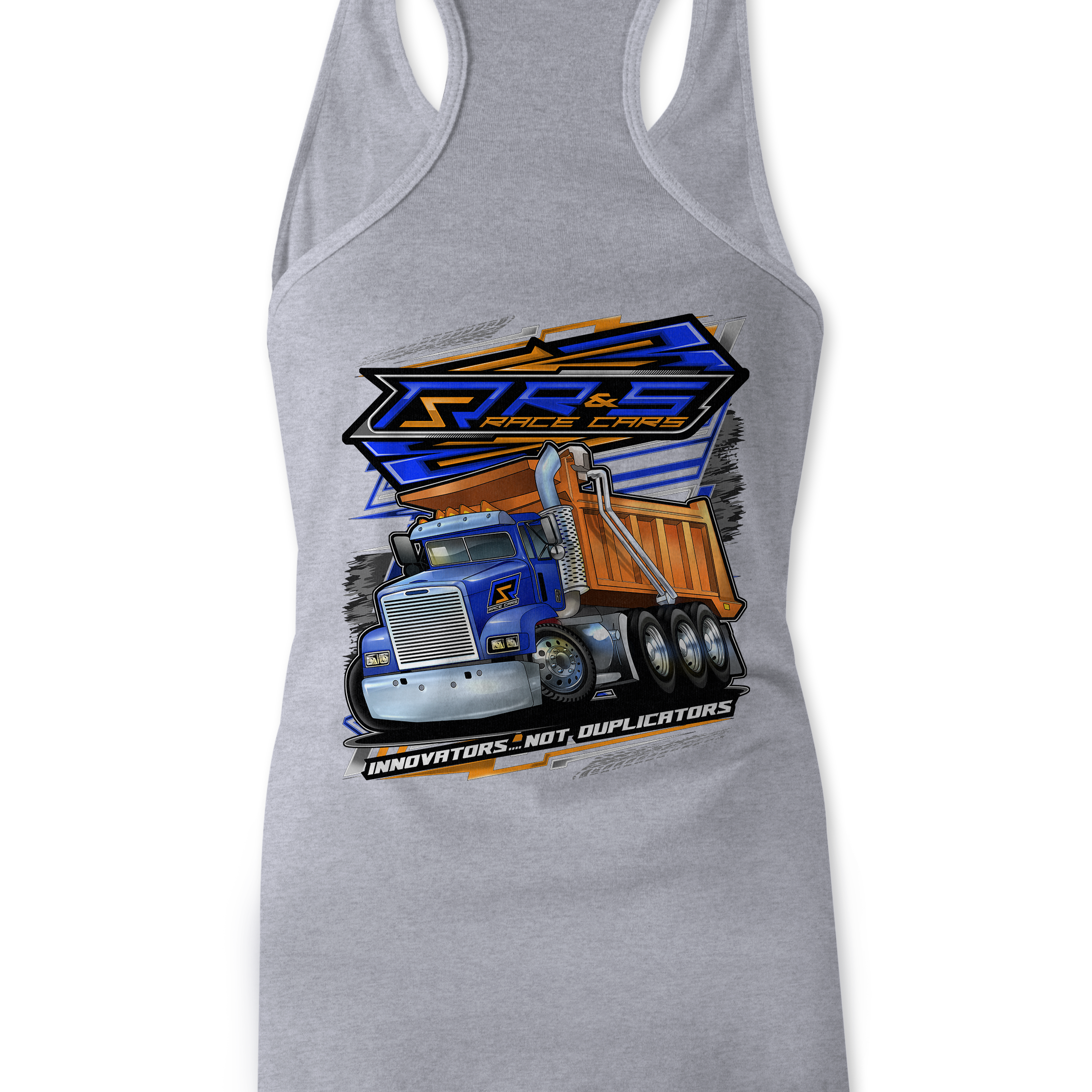 R & S Dump Truck Tank Tops Black Acid Apparel