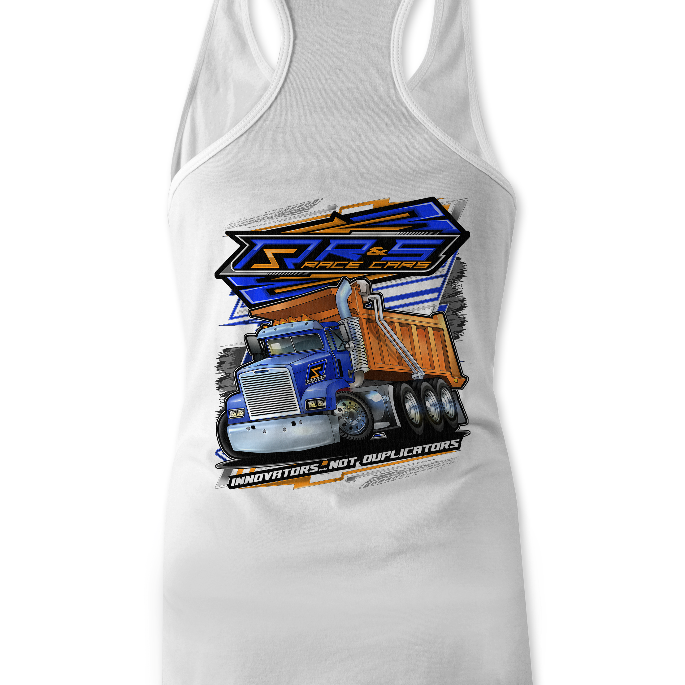 R & S Dump Truck Tank Tops Black Acid Apparel