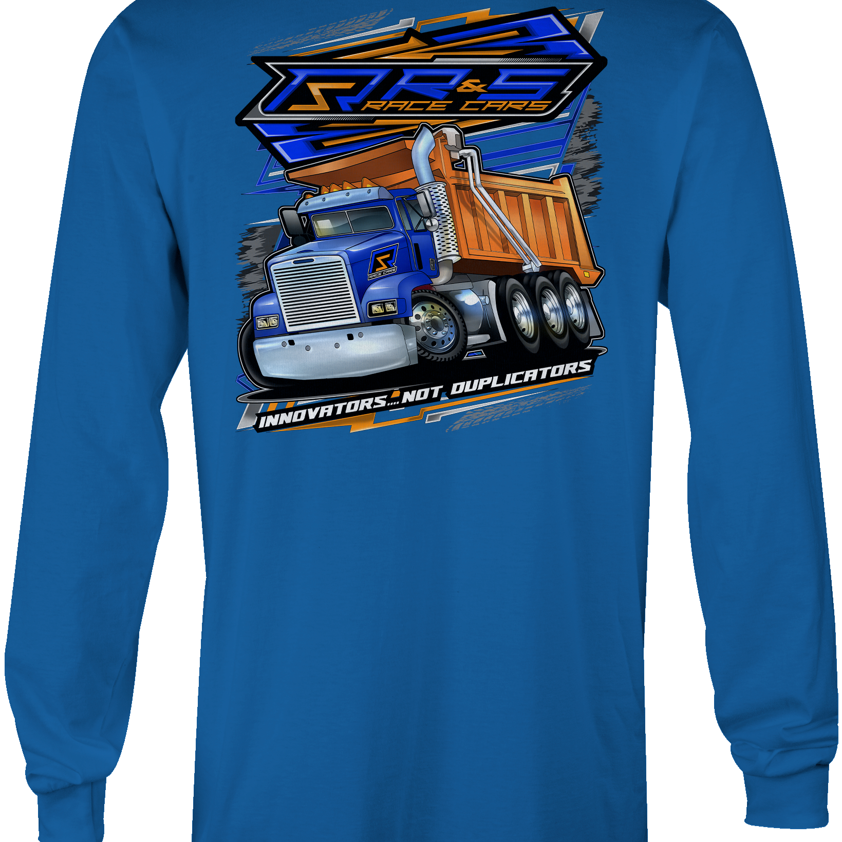 R & S Dump Truck Long Sleeves Black Acid Apparel