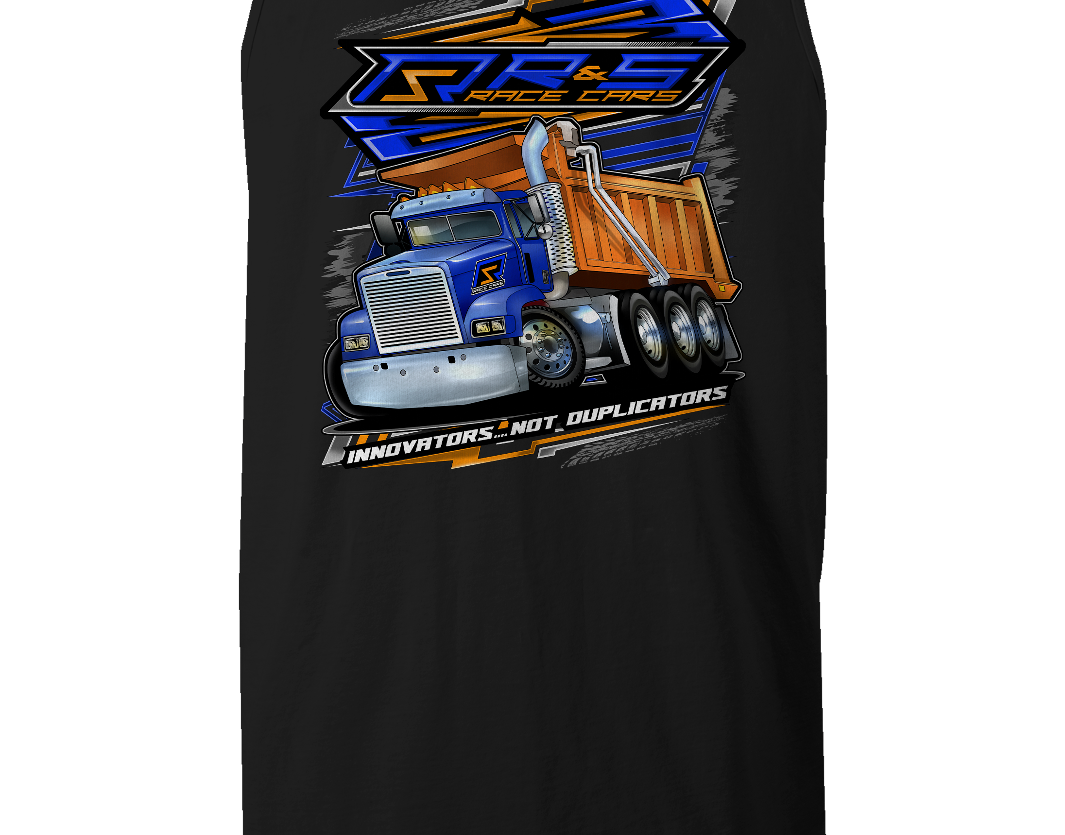 R & S Dump Truck Tank Tops Black Acid Apparel