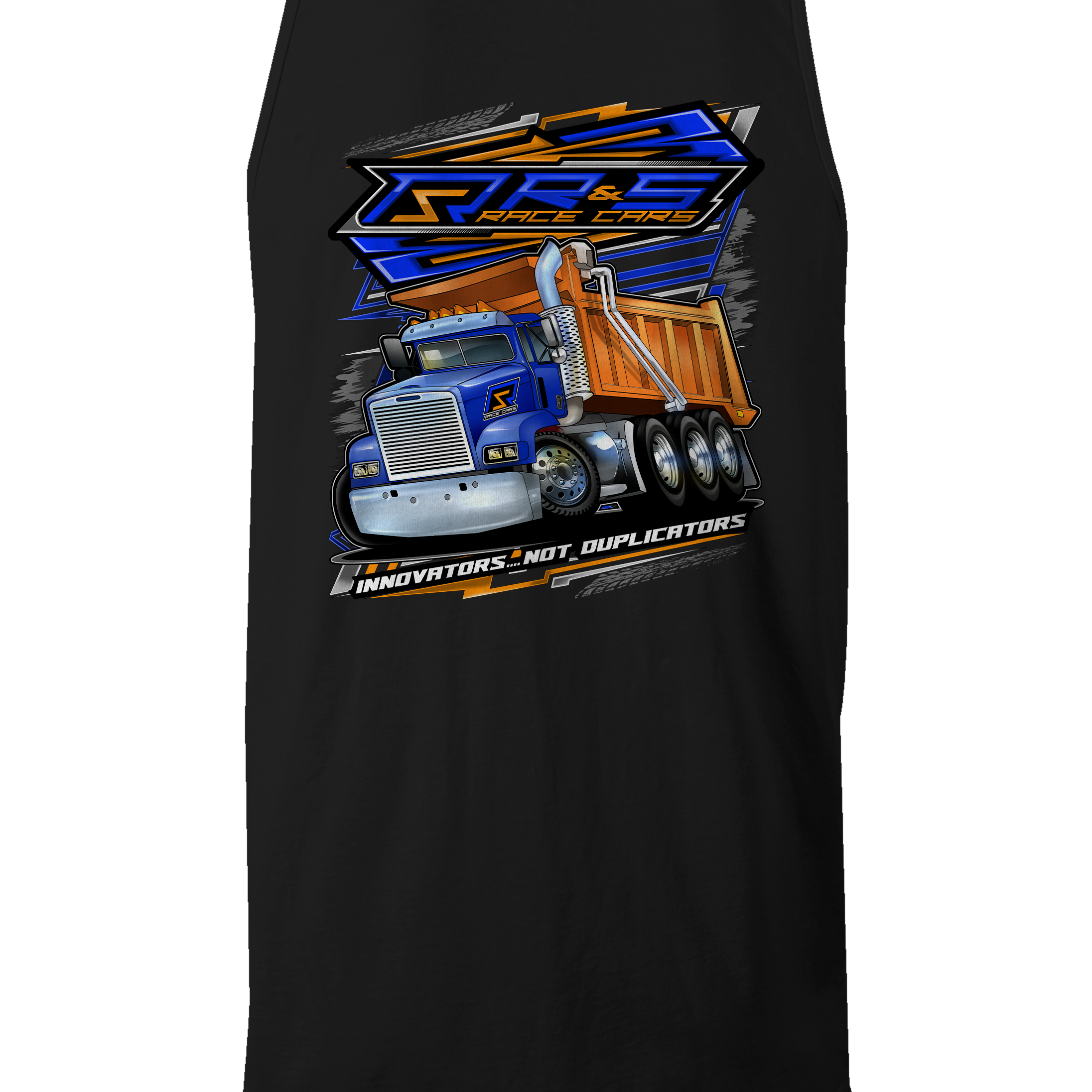 R & S Dump Truck Tank Tops Black Acid Apparel