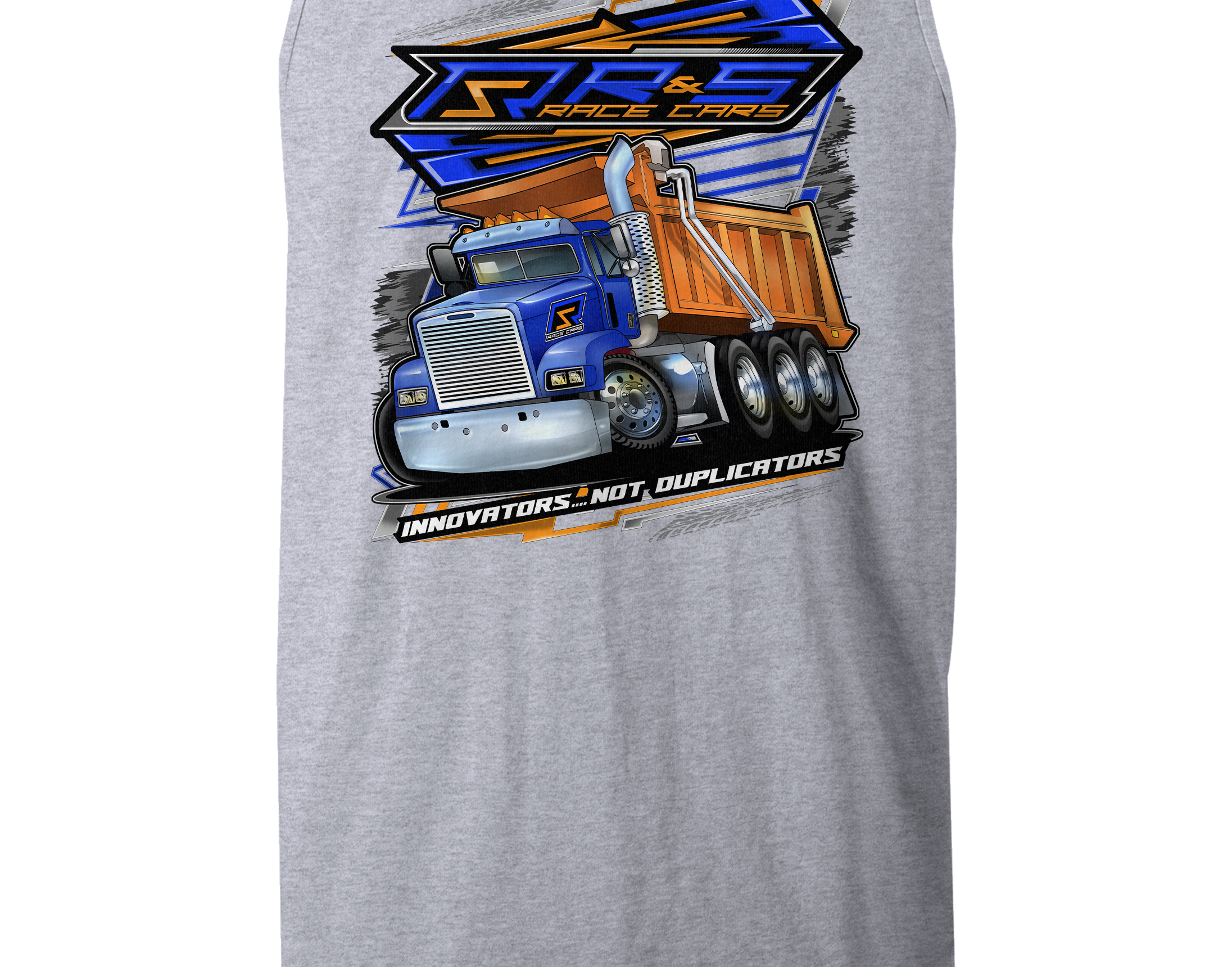 R & S Dump Truck Tank Tops Black Acid Apparel