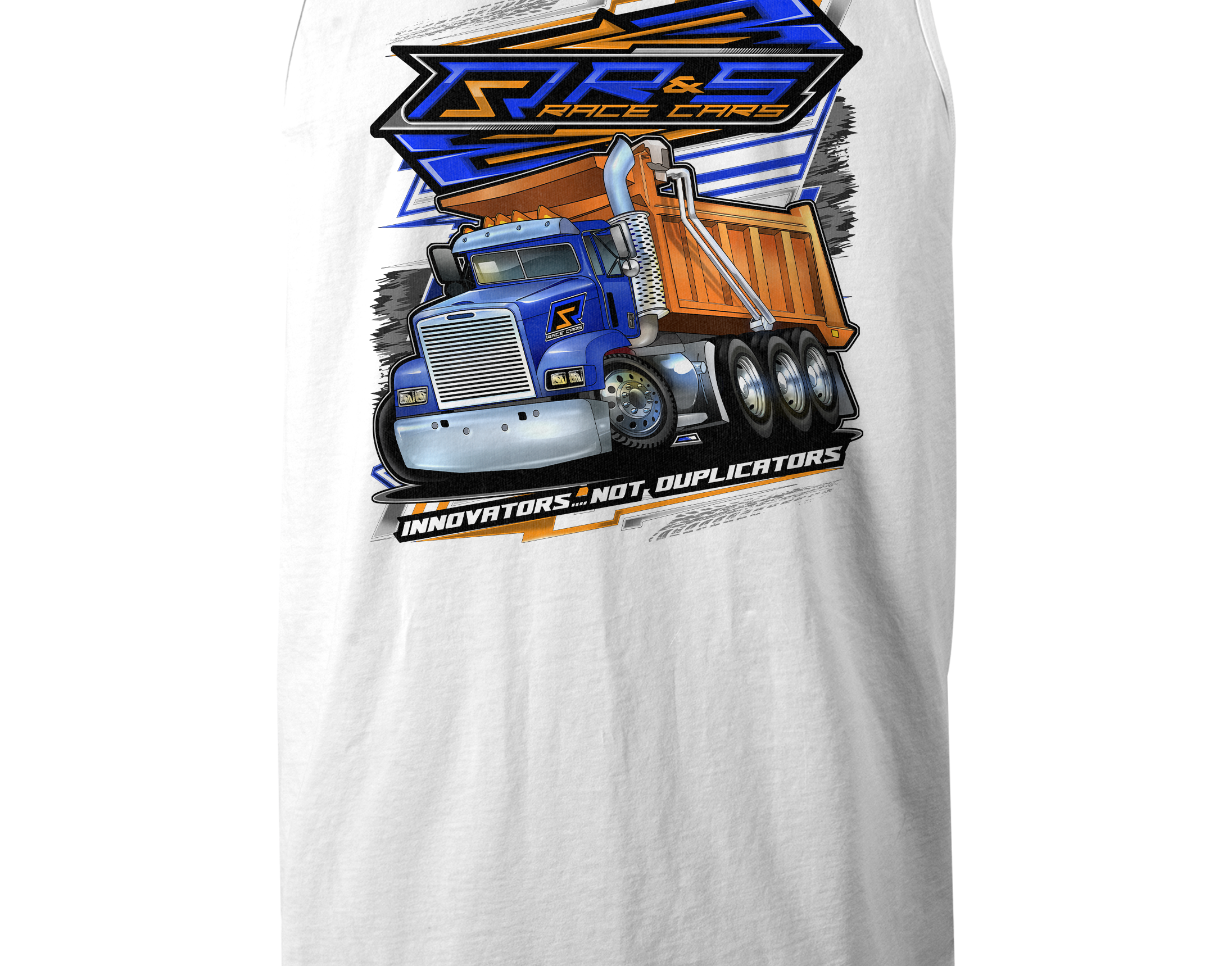 R & S Dump Truck Tank Tops Black Acid Apparel