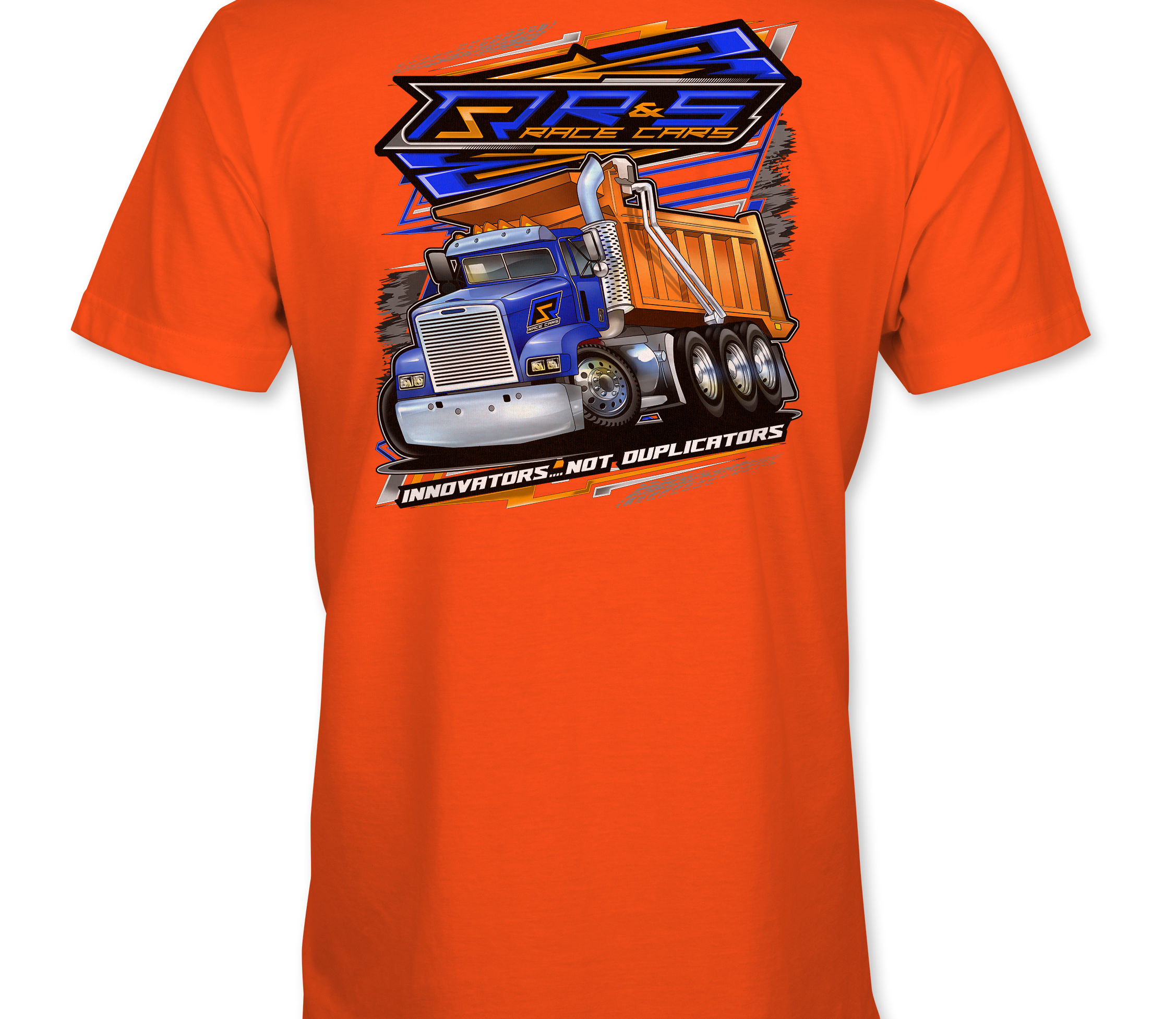 R & S Dump Truck T-Shirts Black Acid Apparel