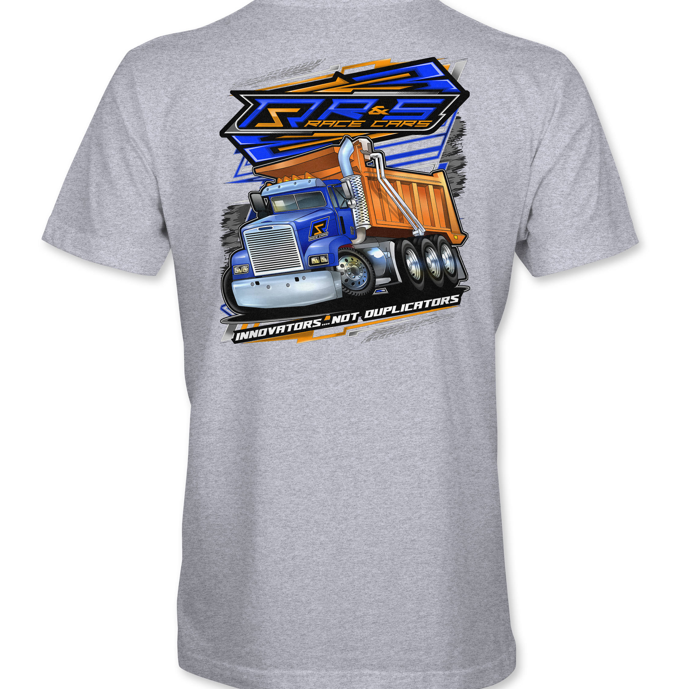 R & S Dump Truck T-Shirts Black Acid Apparel