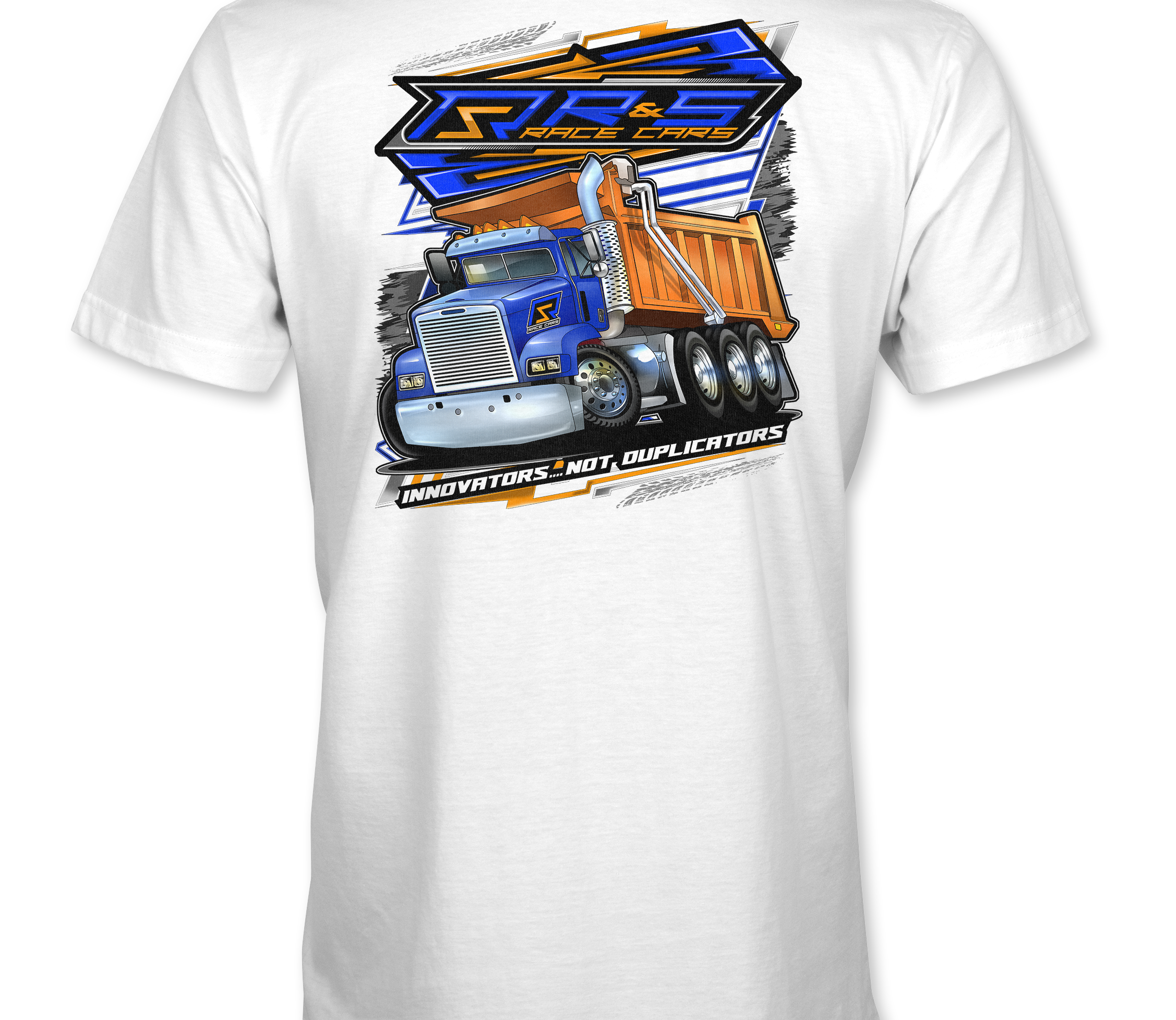 R & S Dump Truck T-Shirts Black Acid Apparel