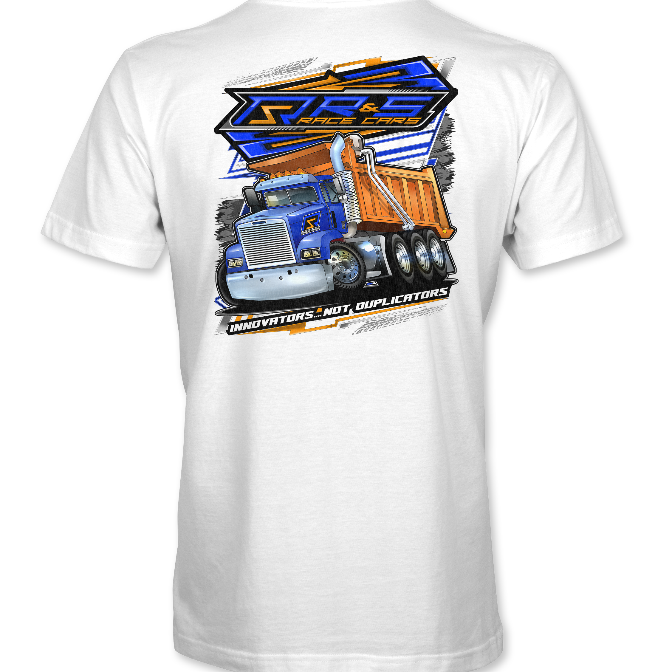 R & S Dump Truck T-Shirts Black Acid Apparel