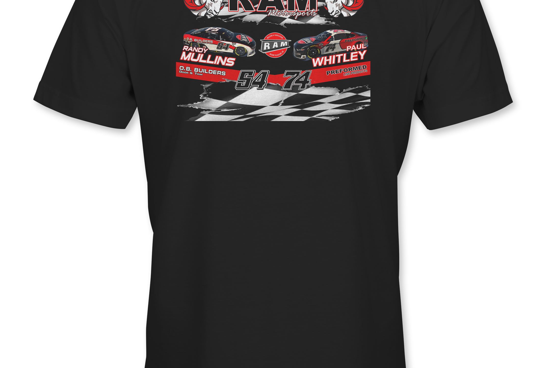 RAM Motorsports T-Shirts Black Acid Apparel