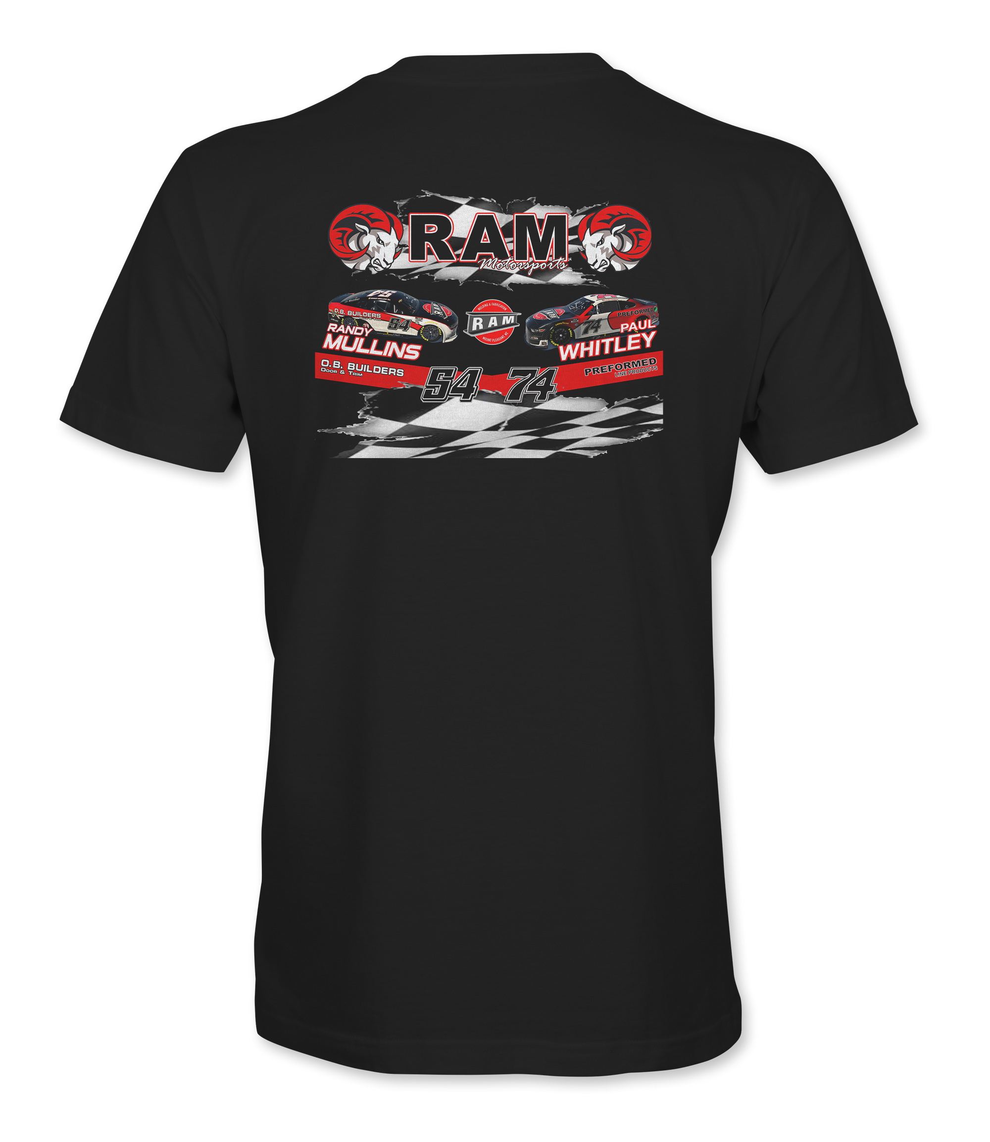 RAM Motorsports T-Shirts Black Acid Apparel